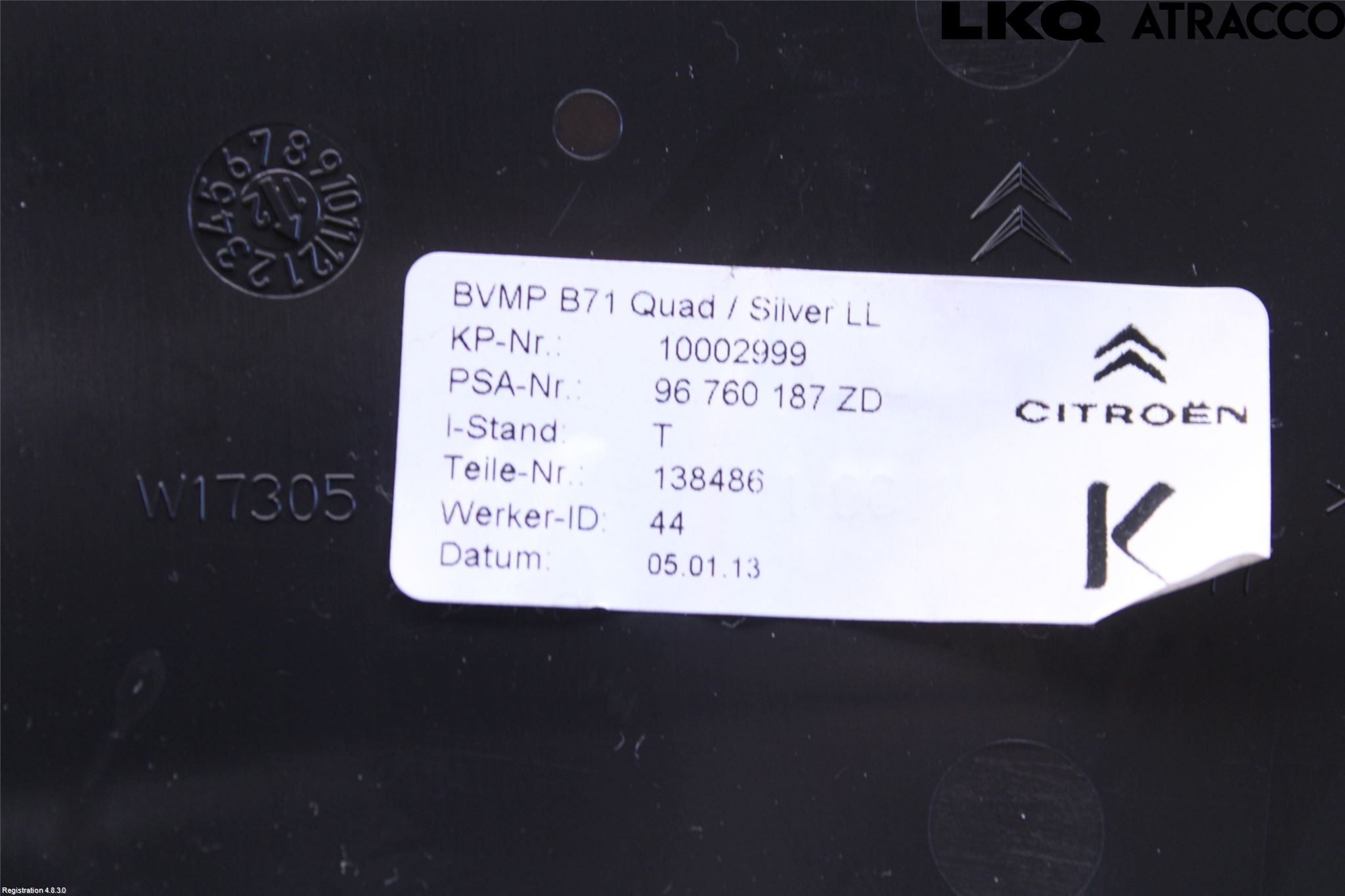 Citroen C4 II 11-18 Instrumentkonsoll Mitt