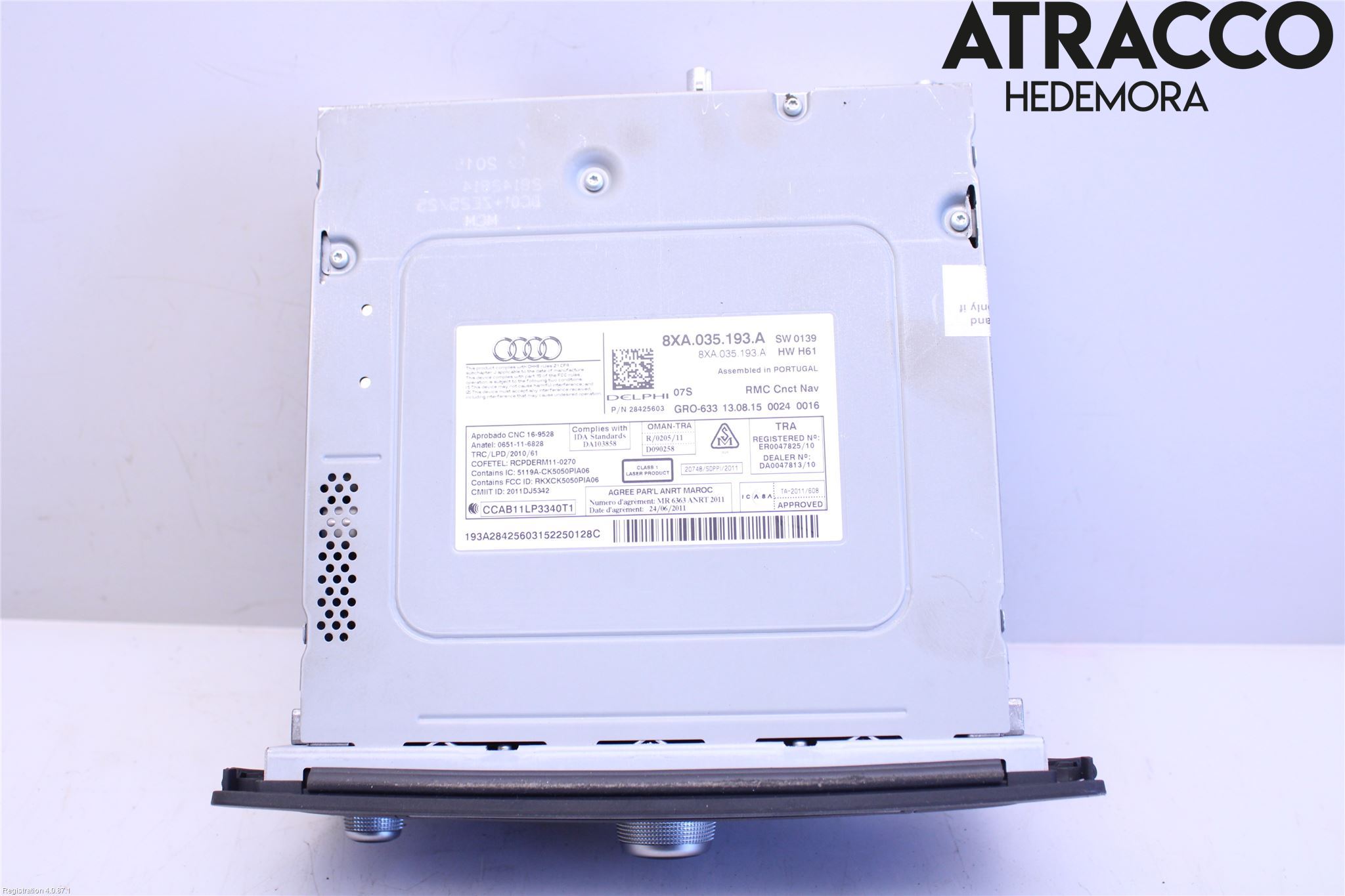 Audi A1/S1 11-18 Cd Radio - Multimediapanel