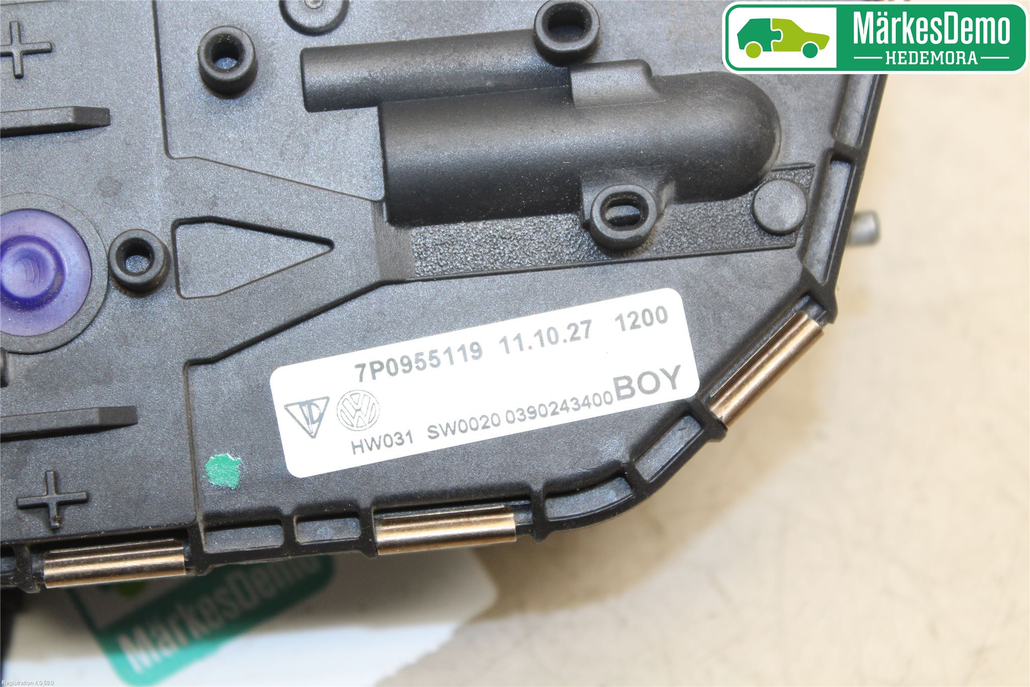 Volkswagen VW TOUAREG 7P 11-18 Torkarmotor Vindruta