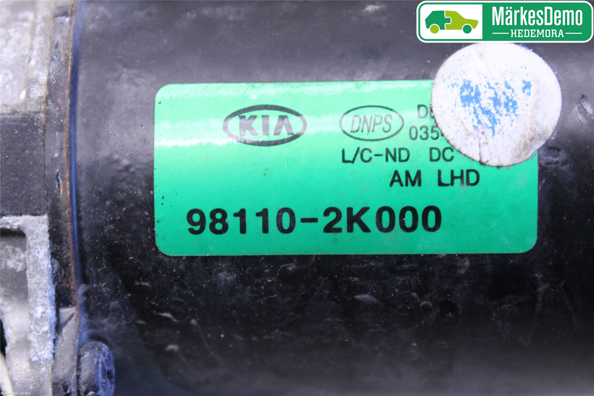 Kia SOUL 09- Torkarmotor Vindruta