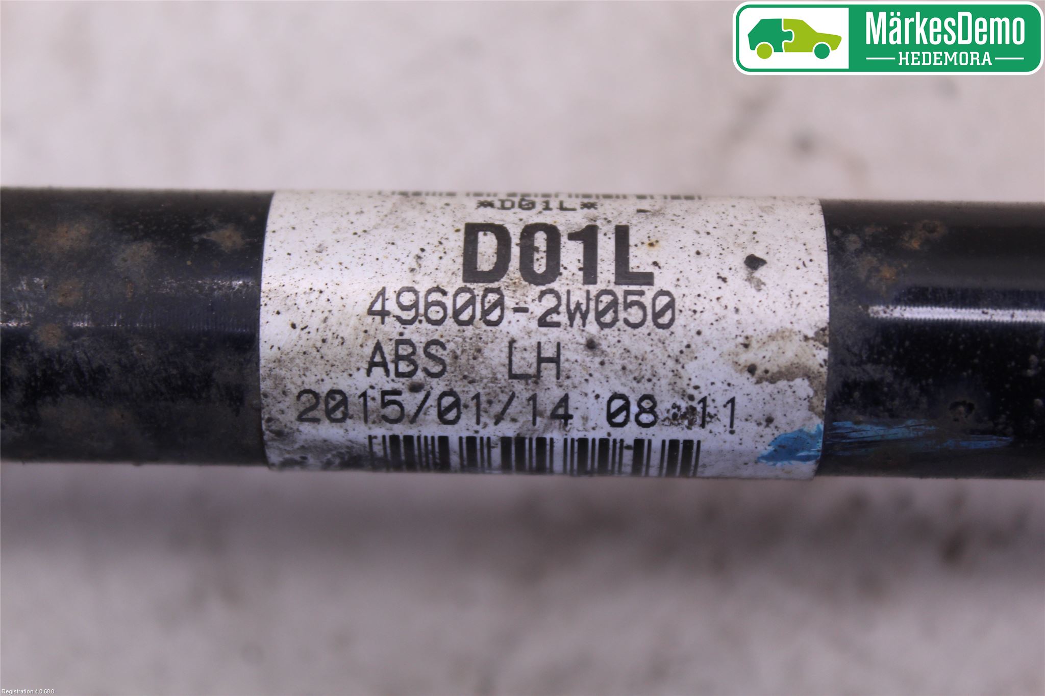 Hyundai SANTA FE 13-18 Drivaxel Bak Vänster