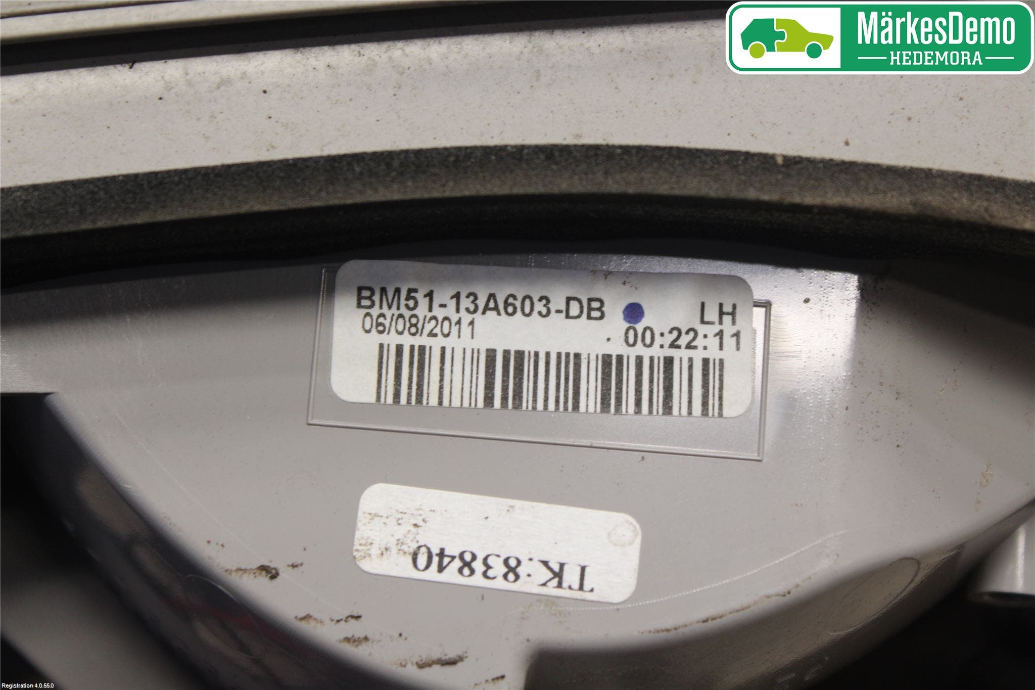 Ford FOCUS 11-14 Bakljus Lucka Vä