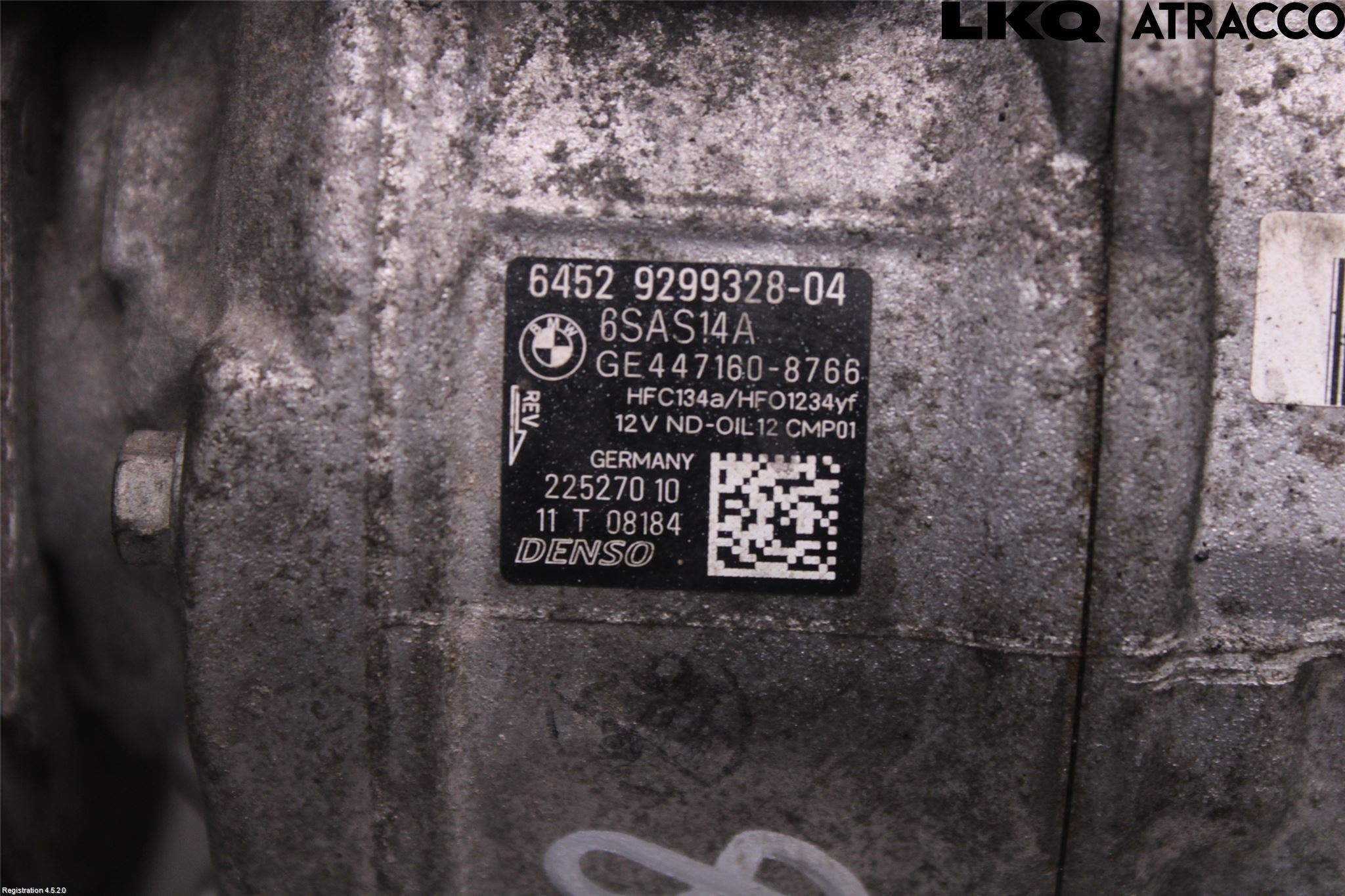 BMW 3 F30/F31/F80 12-19 Ac Kompressor