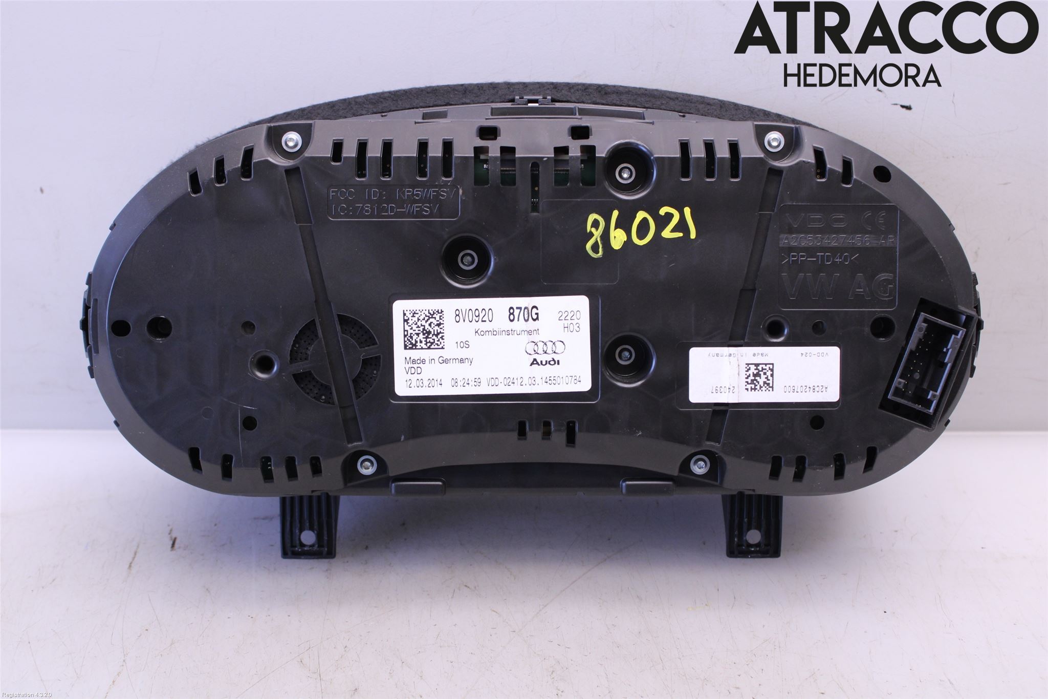 Audi A3/S3 8V 13-20 Instrument Komb