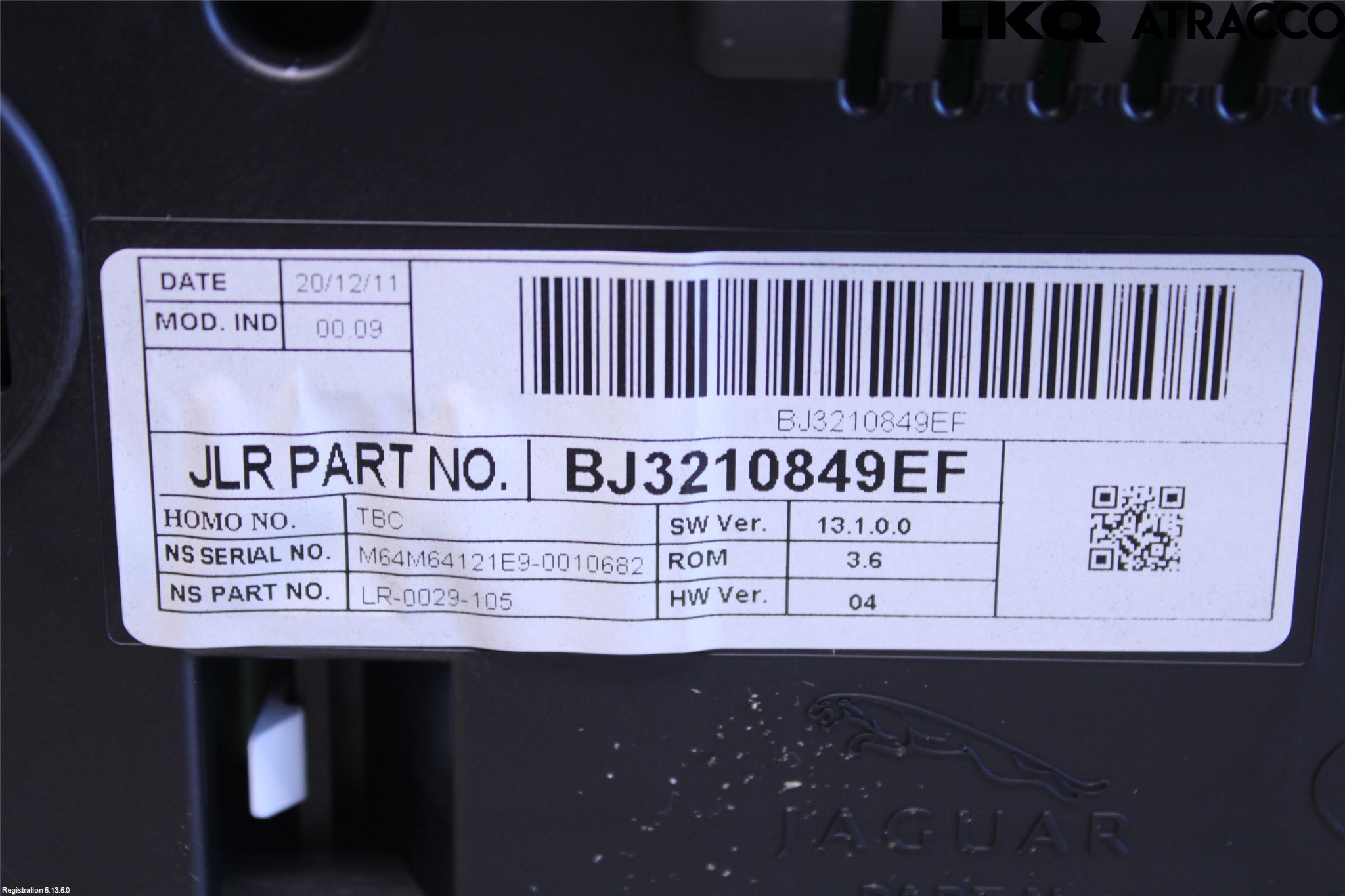 Landrover LAND ROVER RANGE ROVER EVOQUE (L538) 11-18 Instrumentsarg