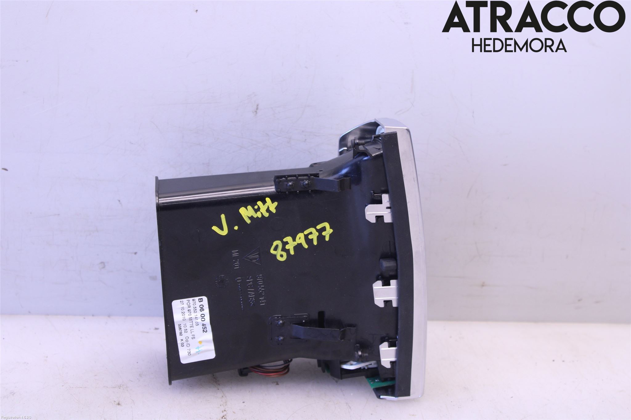 Porsche PANAMERA 09- Defrosterkanal-Munstycke