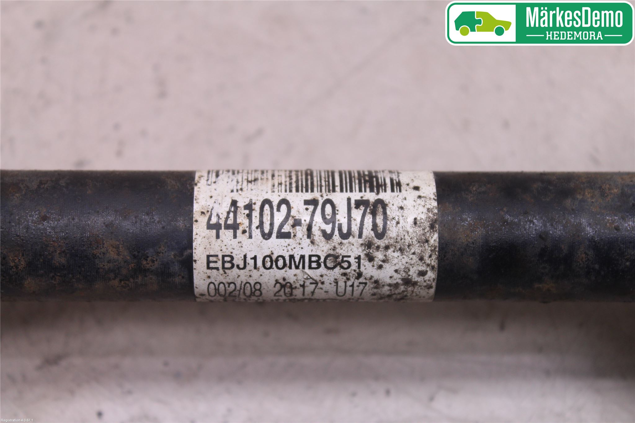 Suzuki SX4 06-09 Drivaxel Fram Vänster