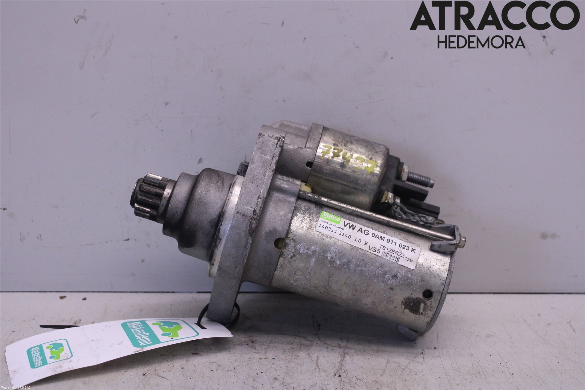 Volkswagen VW PASSAT 11-14 Startmotor