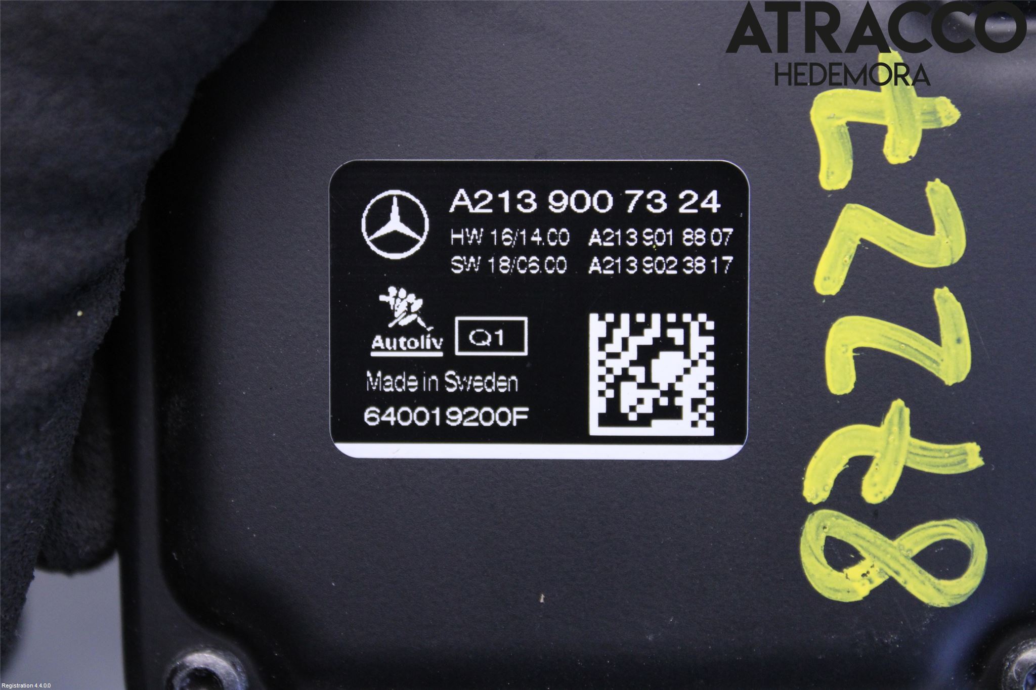 Mercedes-Benz MB E-KLASS (W213) 16-23 Sensor Aktivt Kollisionsskydd