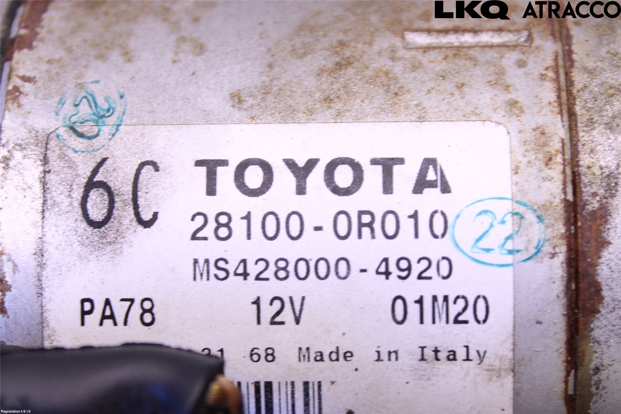 Lexus IS 220d/250/350 06-13 Startmotor Diesel