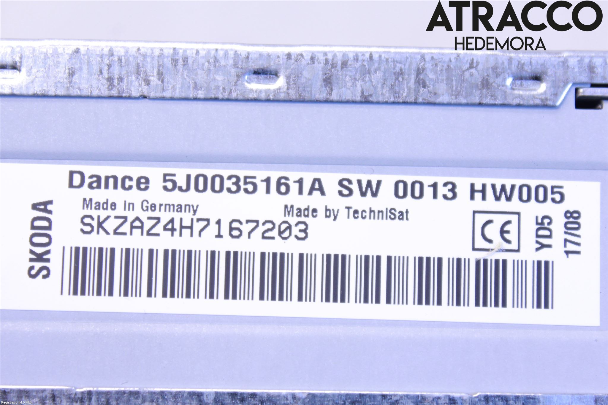 Skoda FABIA 07-14 Cd Radio - Multimediapanel
