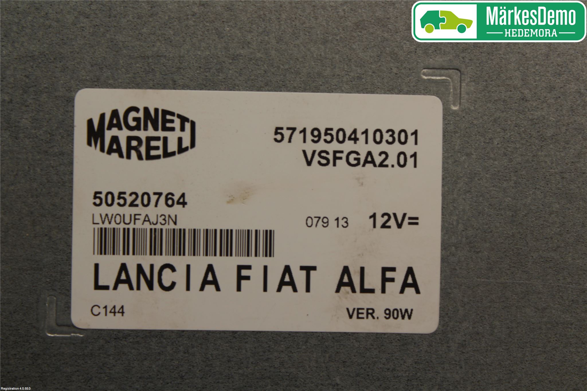 Fiat PANDA 12- Styrenhet Övrigt