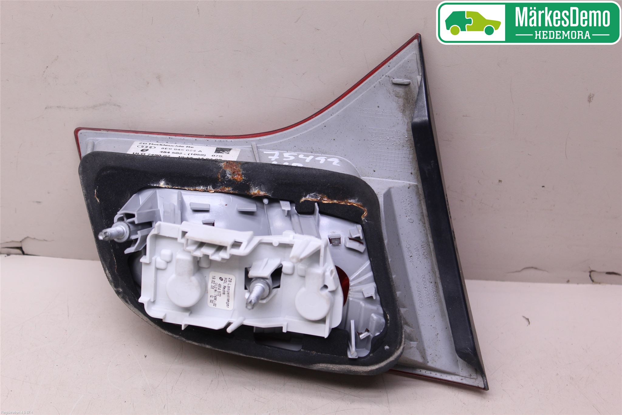 Audi A4/S4 05-07 Bakljus Lucka Hö