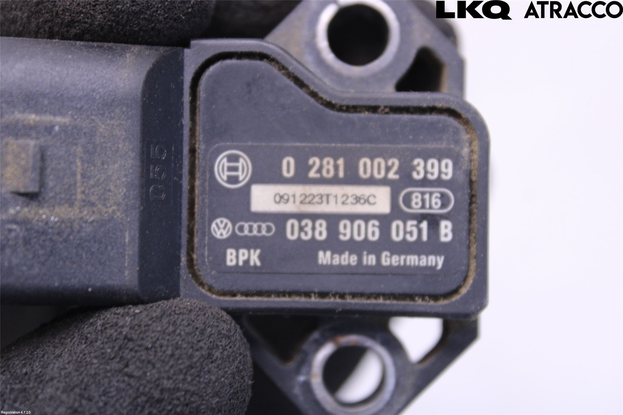 Volkswagen VW GOLF VI 09-13 Givare Laddluftstryck