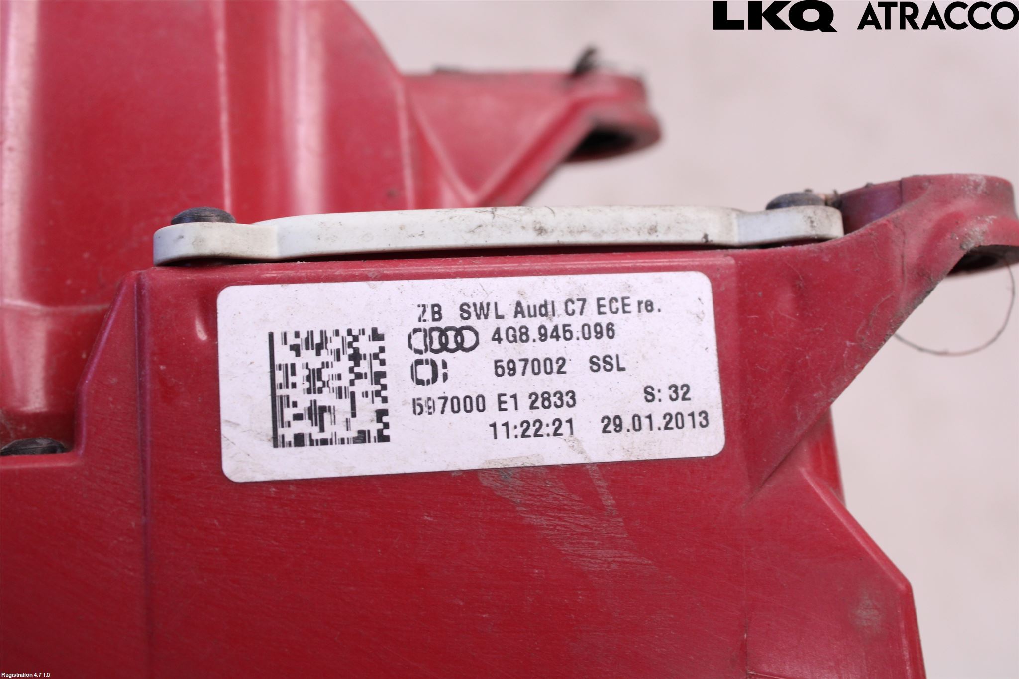 Audi A7/S7 4G 11-17 Bakljus Höger