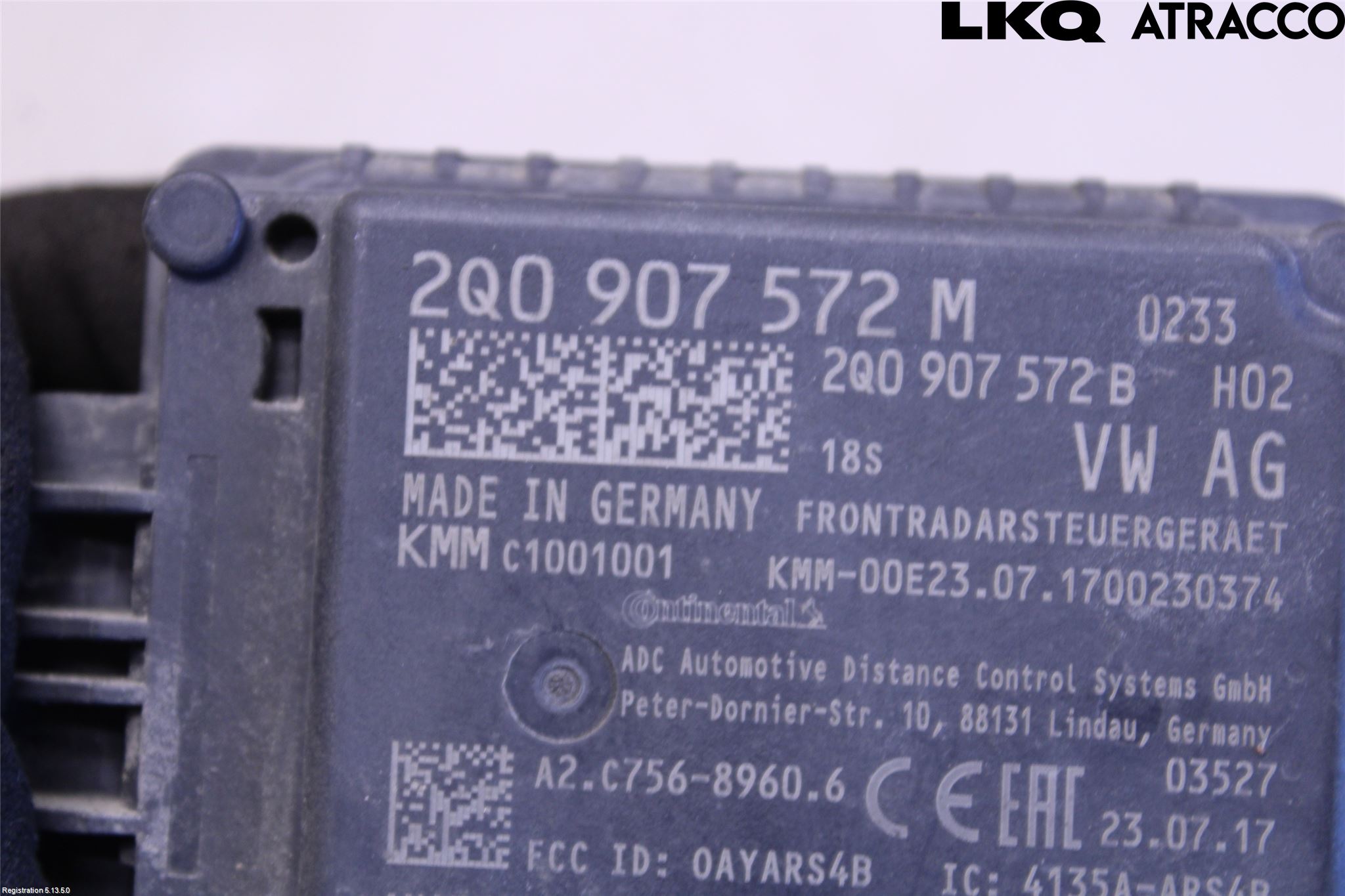 Volkswagen VW TIGUAN 16-24 Sensor Adaptiv Farthållare