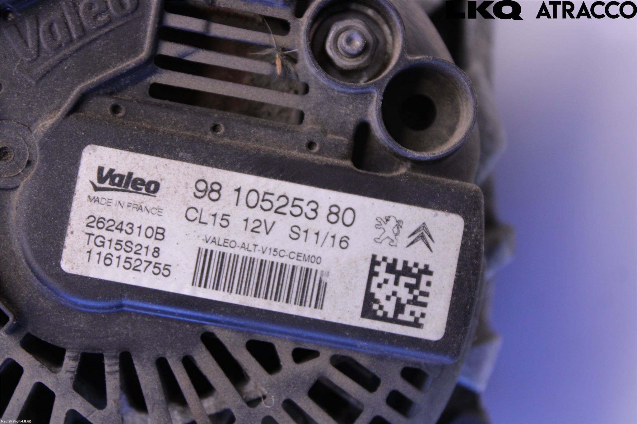 Citroen BERLINGO 08-18 Generator