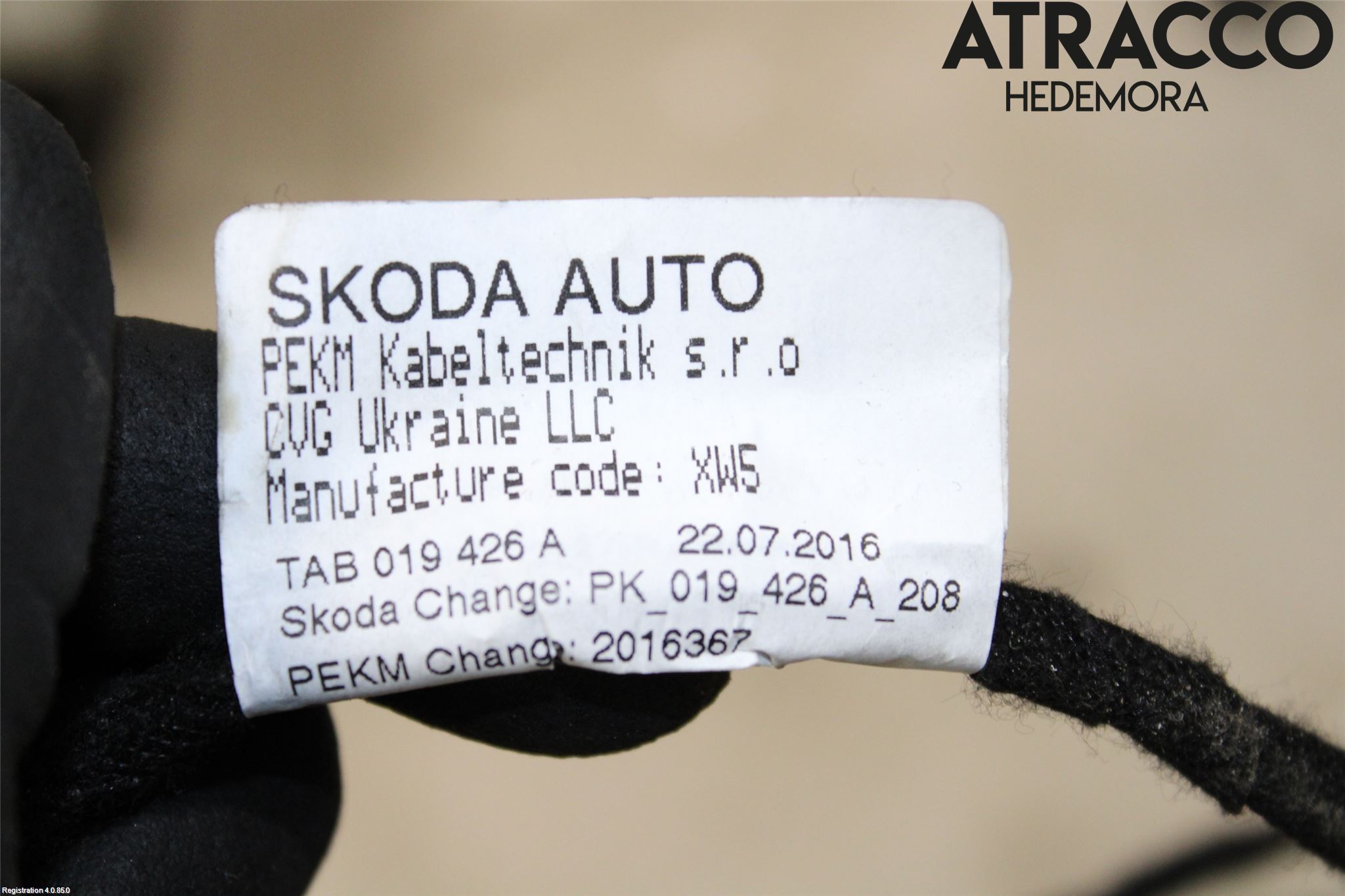 Skoda KODIAQ 17-24 Kabelhärva