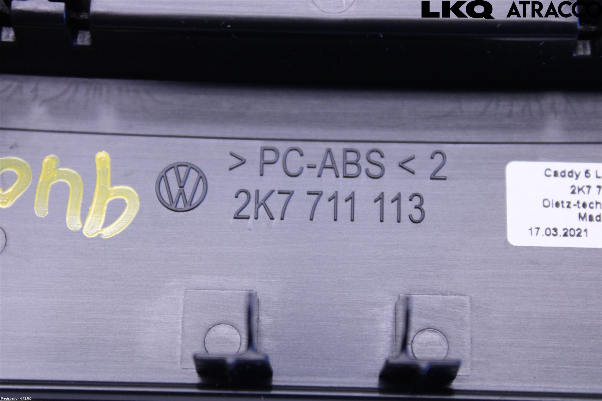 Volkswagen VW CADDY 21- Växelspaksknopp