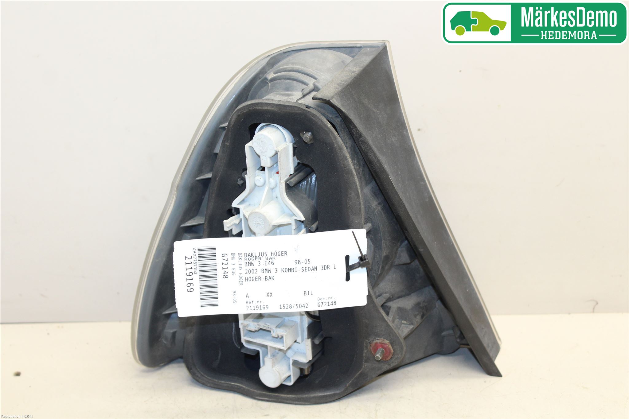 BMW 3 E46      98-05 Bakljus Höger