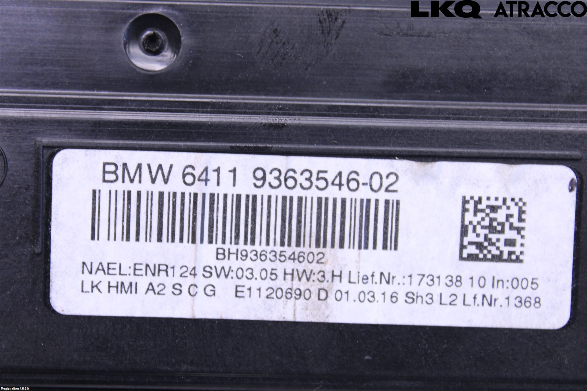 BMW 3 F30/F31/F80 12-19 Ac Styrenhet Ac Manöveren