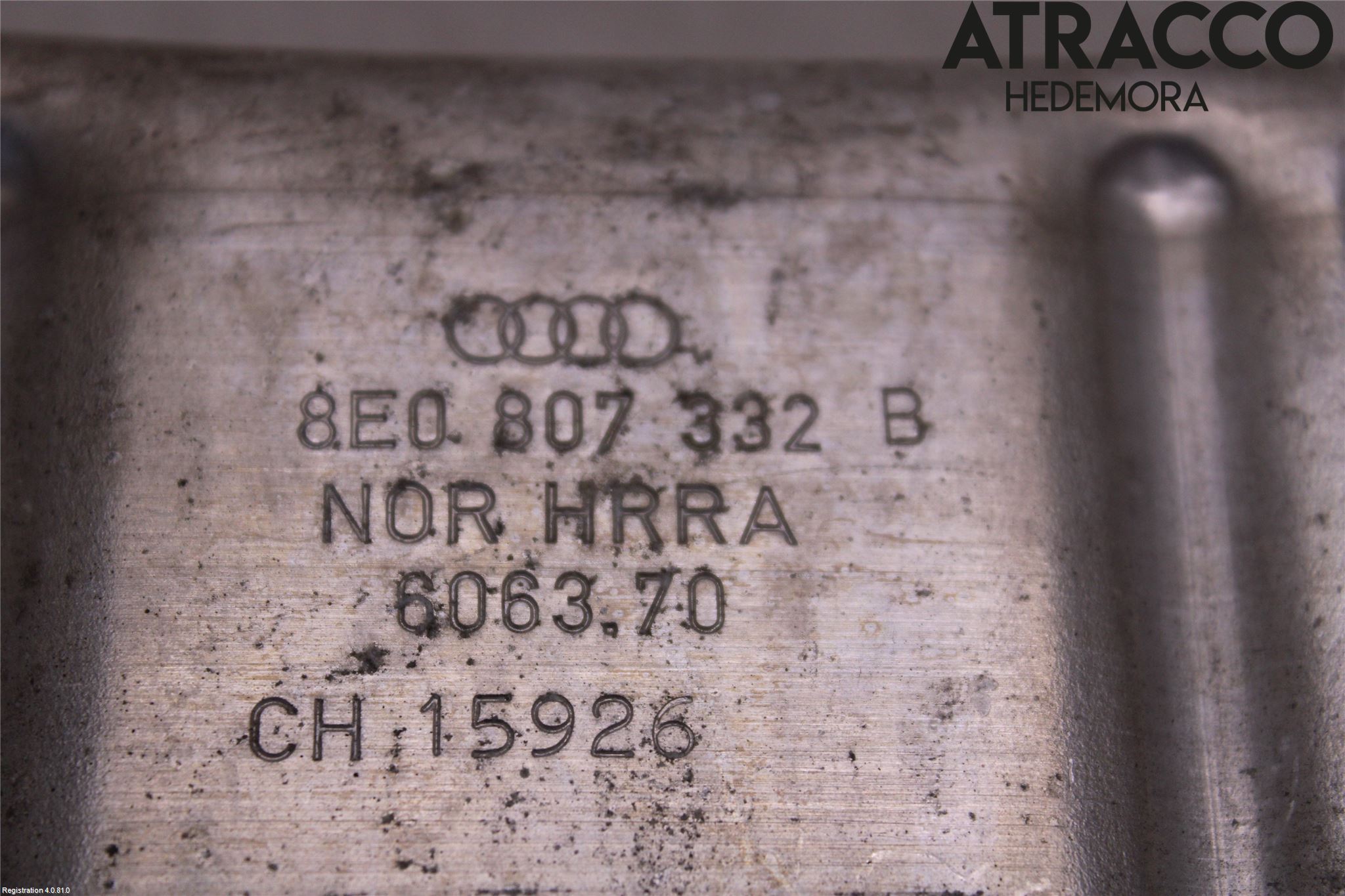 Audi A4/S4 05-07 Stötfångarbärjärn Bak