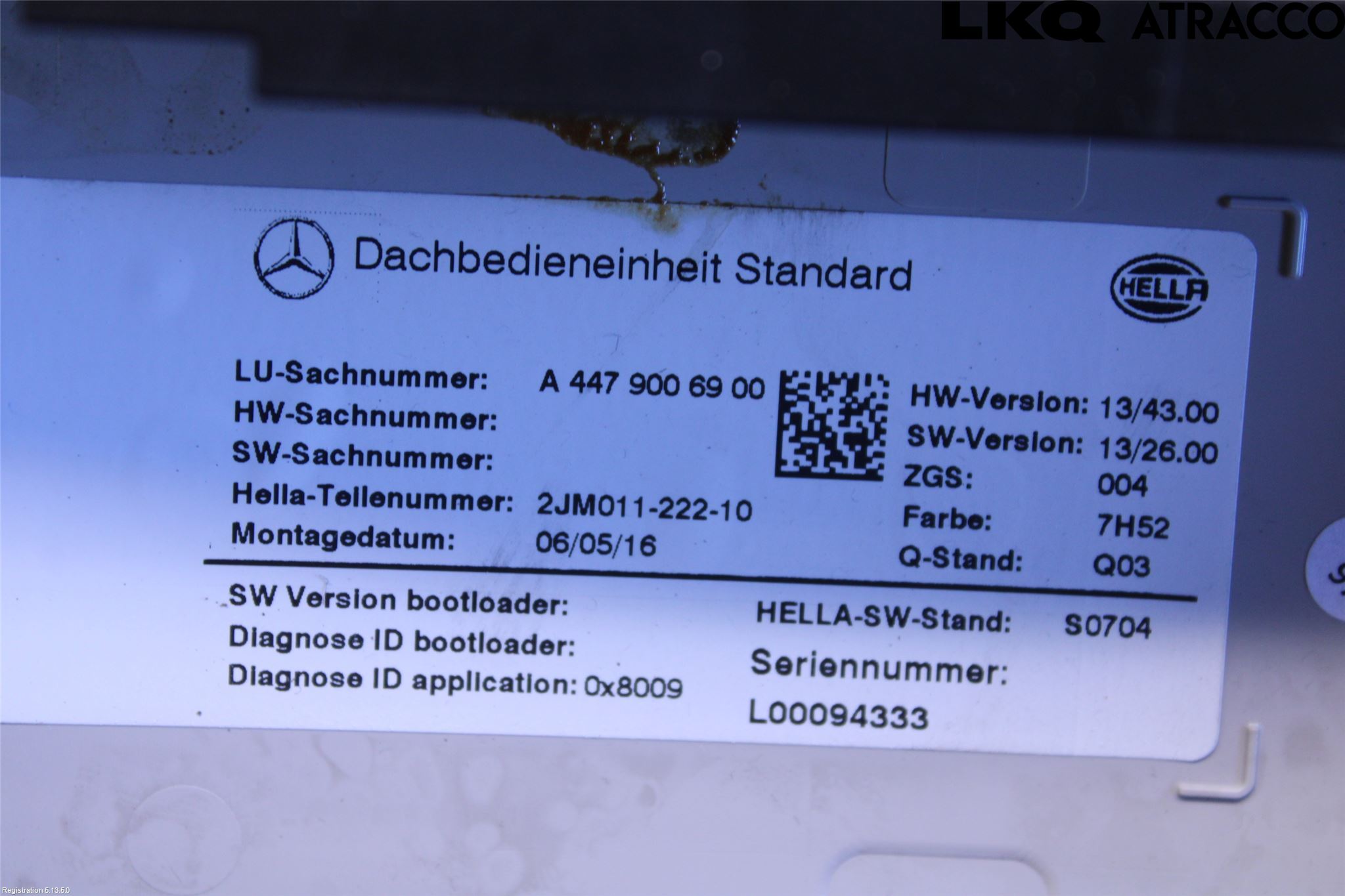 Mercedes-Benz MB VITO/V-KLASS (W640,W447,W448) 14- Innerbelysning
