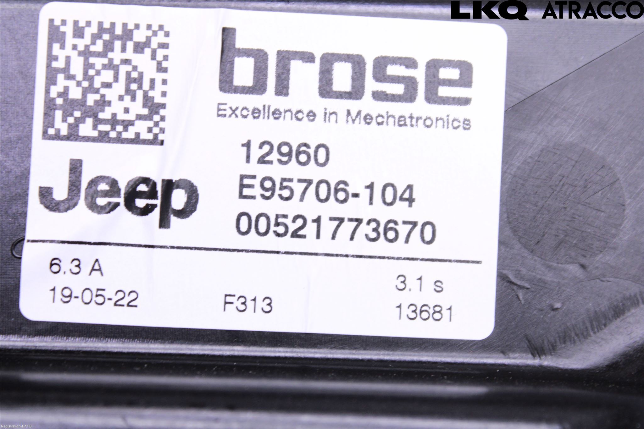 Jeep COMPASS Fönsterhiss El Kompl