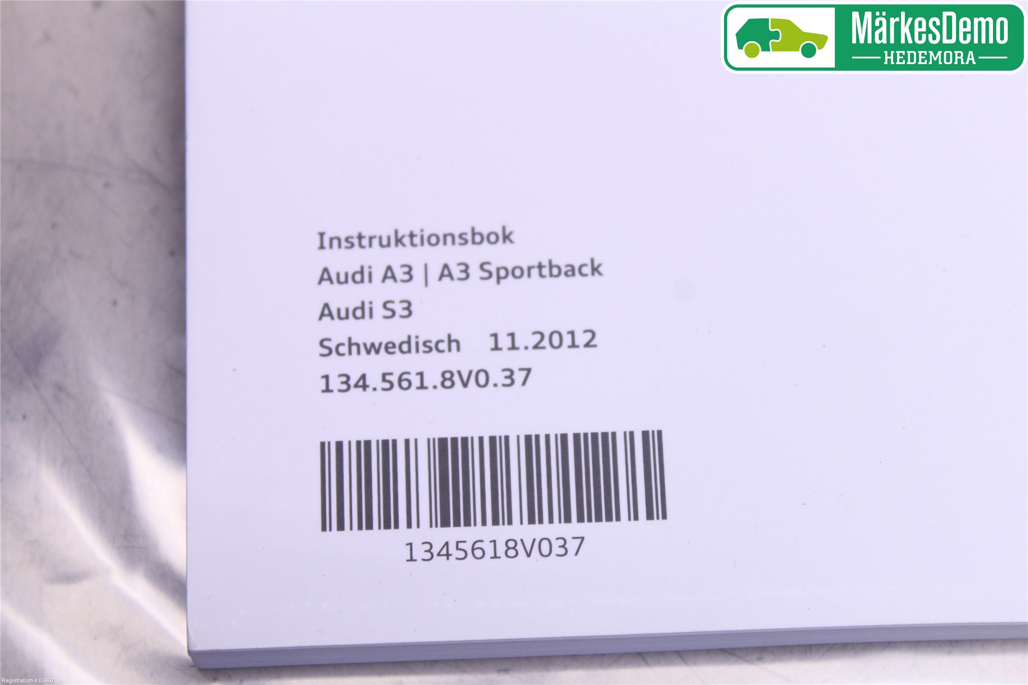 Audi A3/S3 8V 13-20 Instruktionsbok