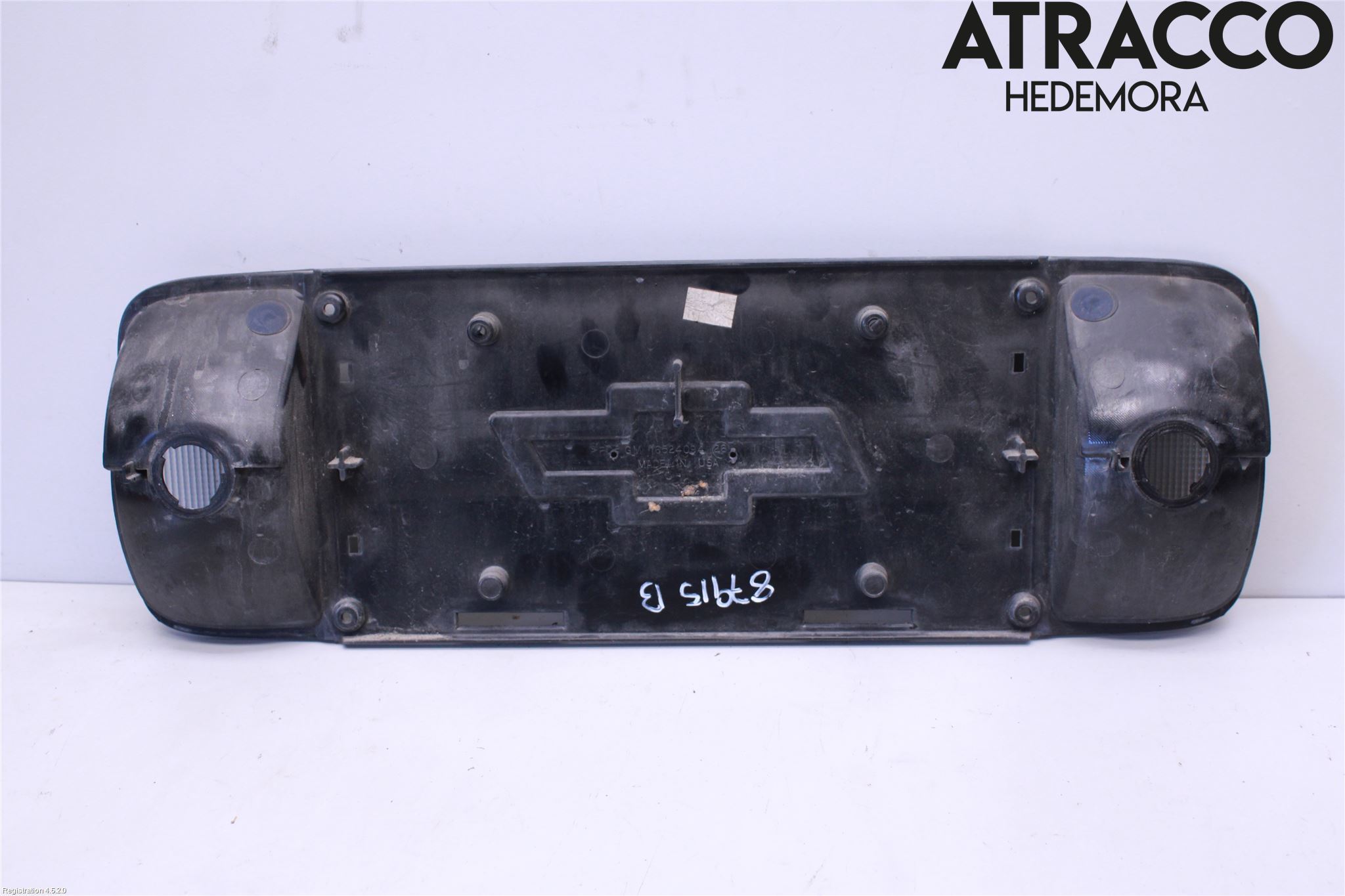 Chevrolet CORVETTE Skylthållare