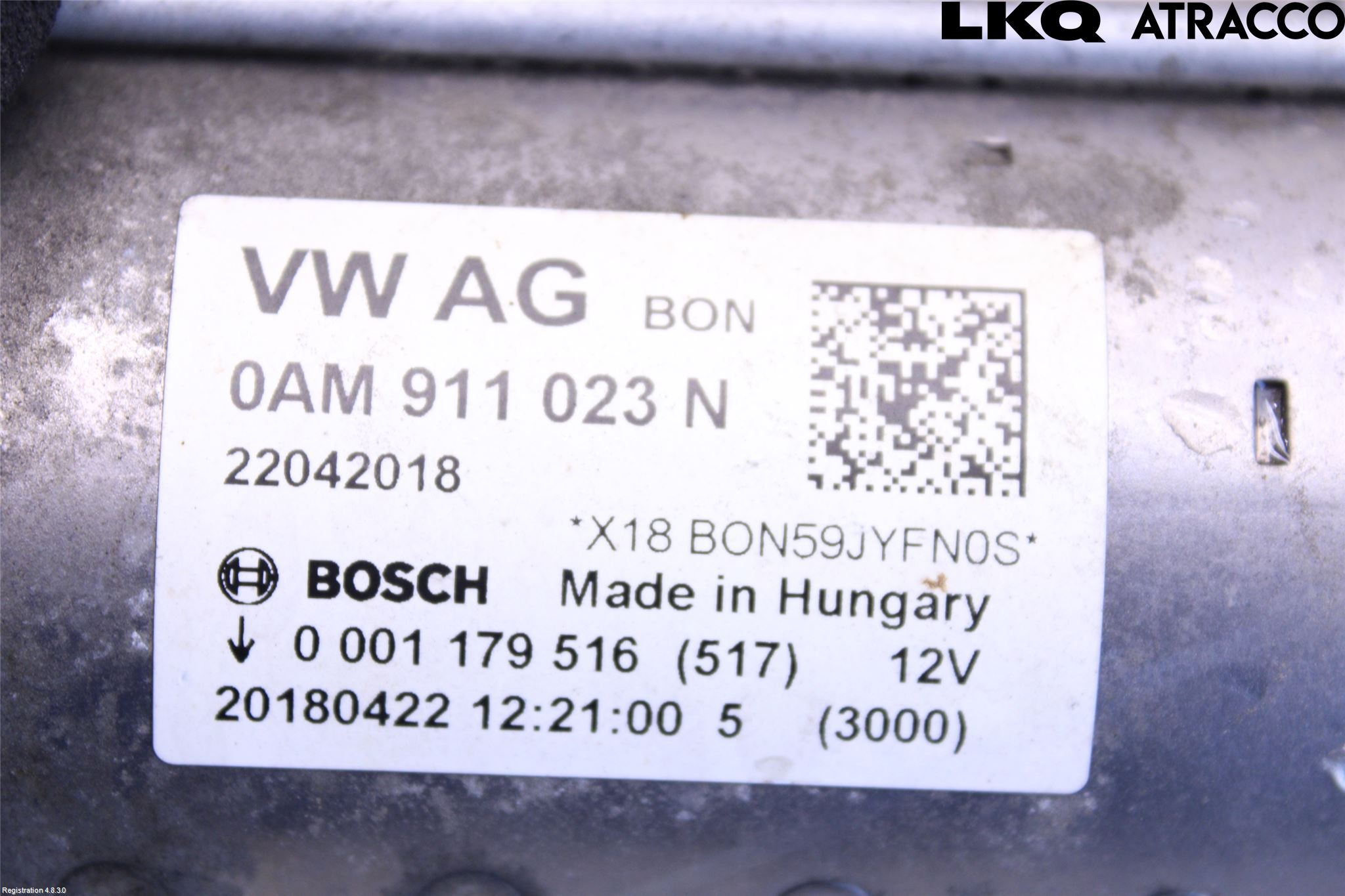 Volkswagen VW GOLF / E-GOLF VII 13-20 Startmotor