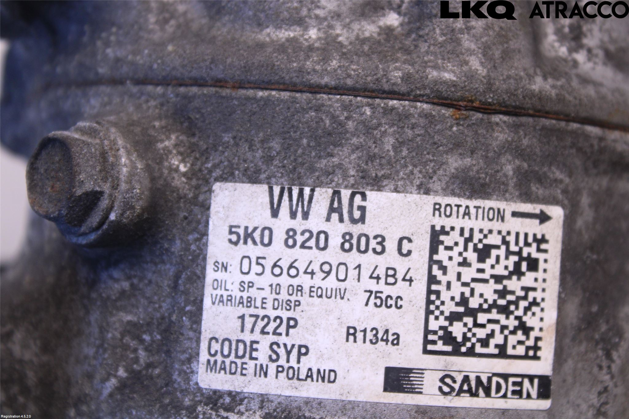 Volkswagen VW PASSAT 11-14 Ac Kompressor