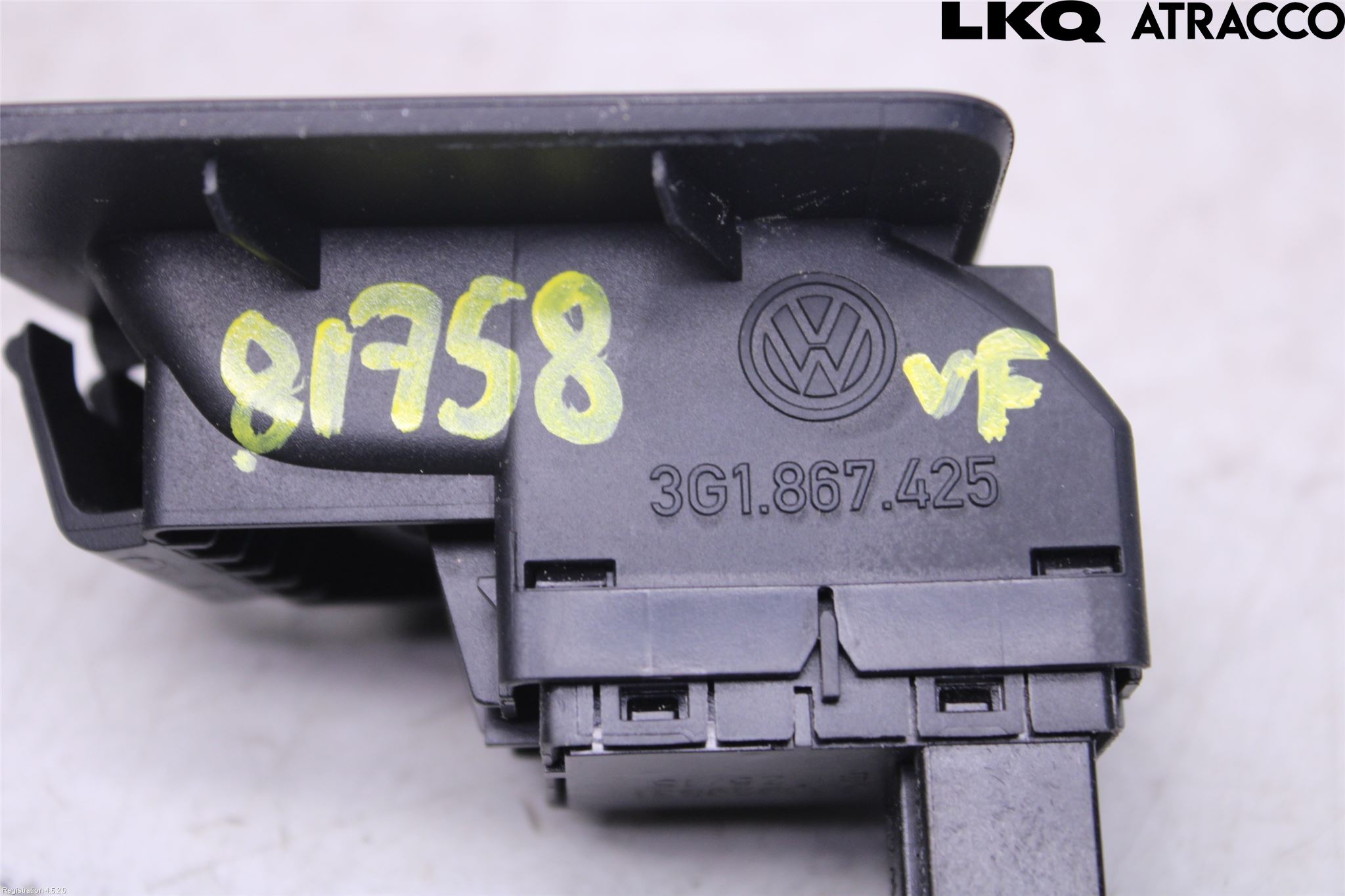 Volkswagen VW PASSAT 15-19 Strömställare Baklucka