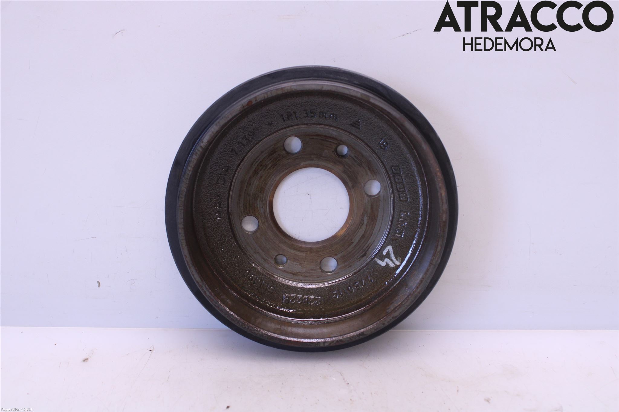 Fiat 500e 20- Bromstrumma Bak