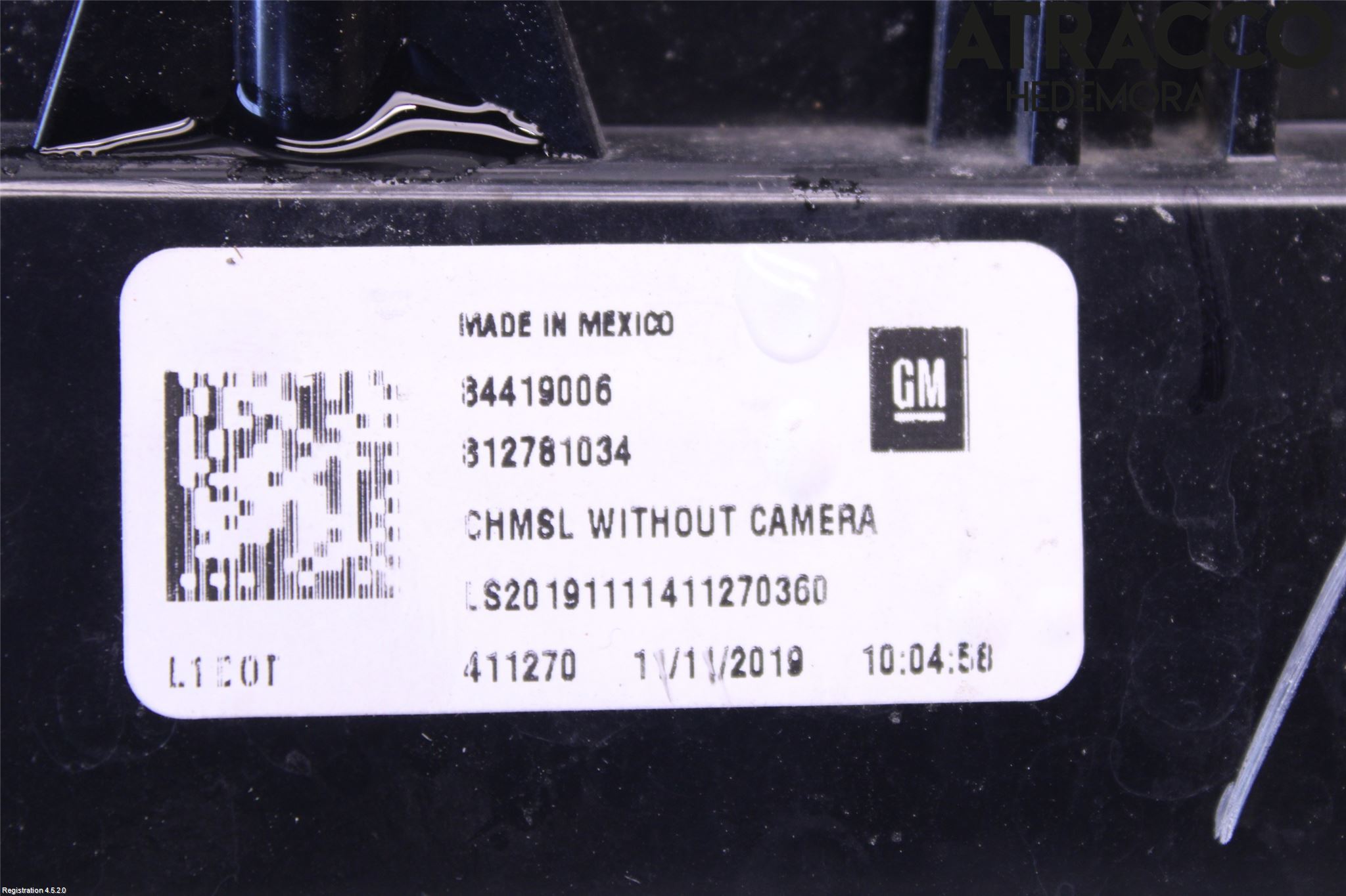 Chevrolet SILVERADO PICKUP Bromsljus Bakruta