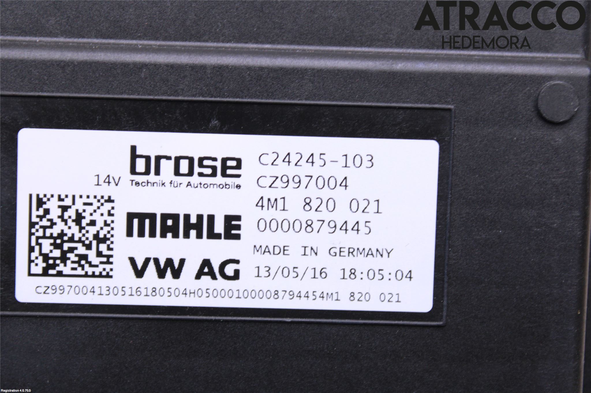 Audi A4/S4 B9 16-19 Ac Värmefläkt