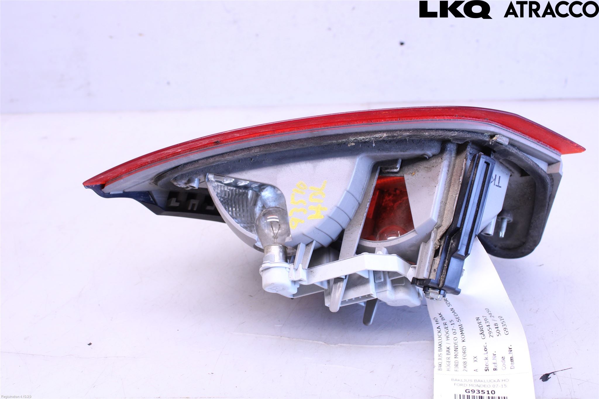 Ford MONDEO 07-15 Bakljus Lucka Hö