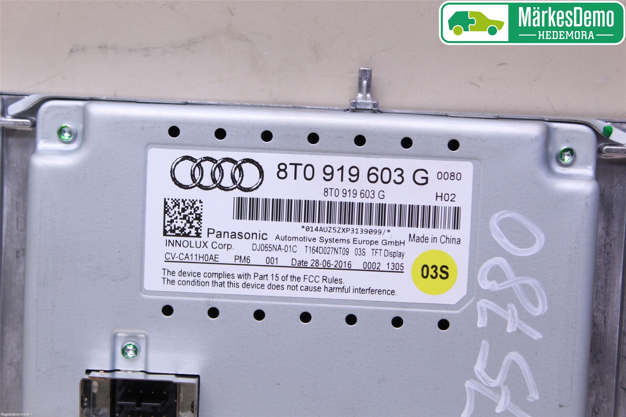 Audi Q5 09-16 Multifunktionsdisplay
