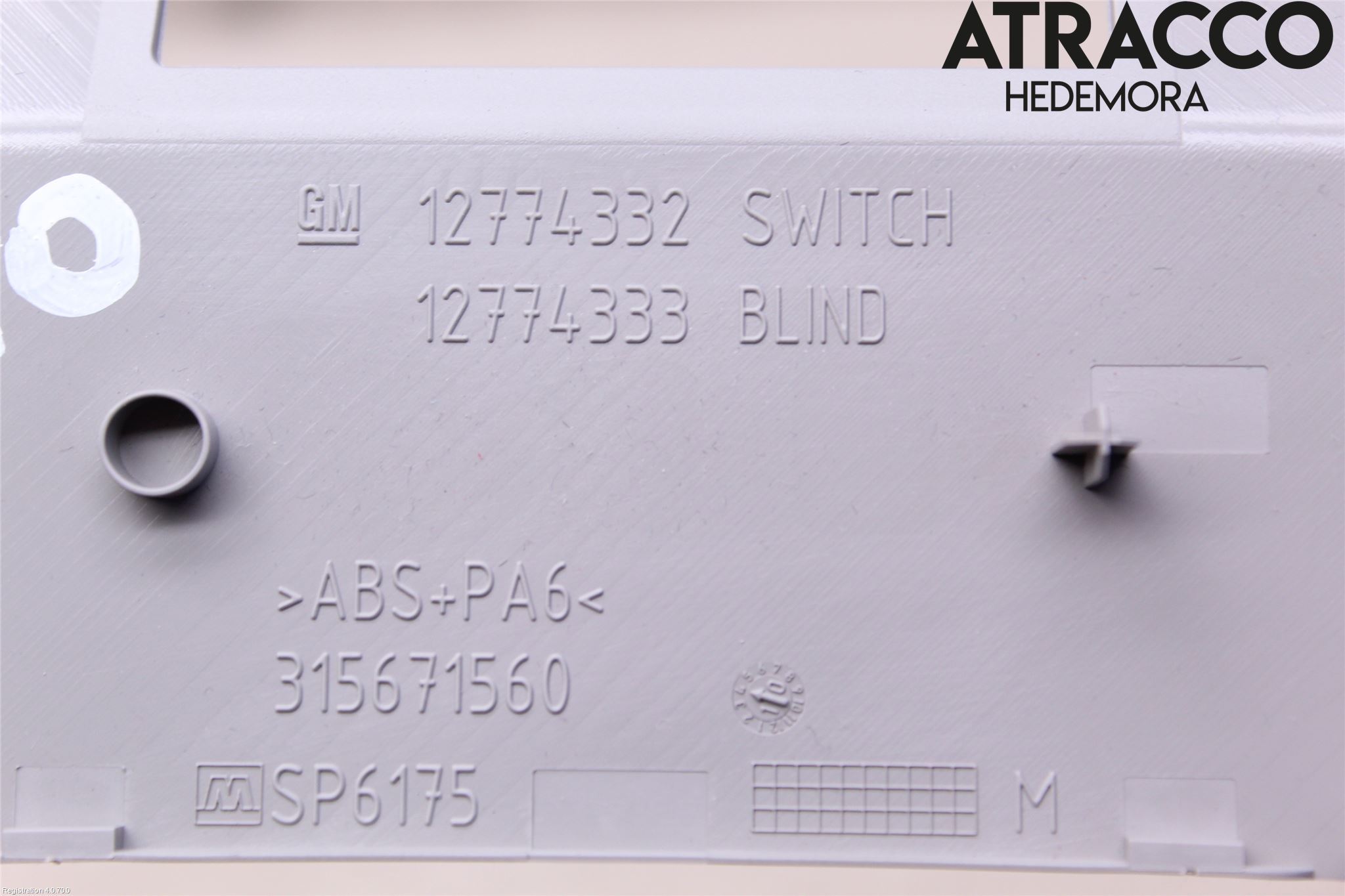 Saab 9-5 10-12 Inredning Takkonsol