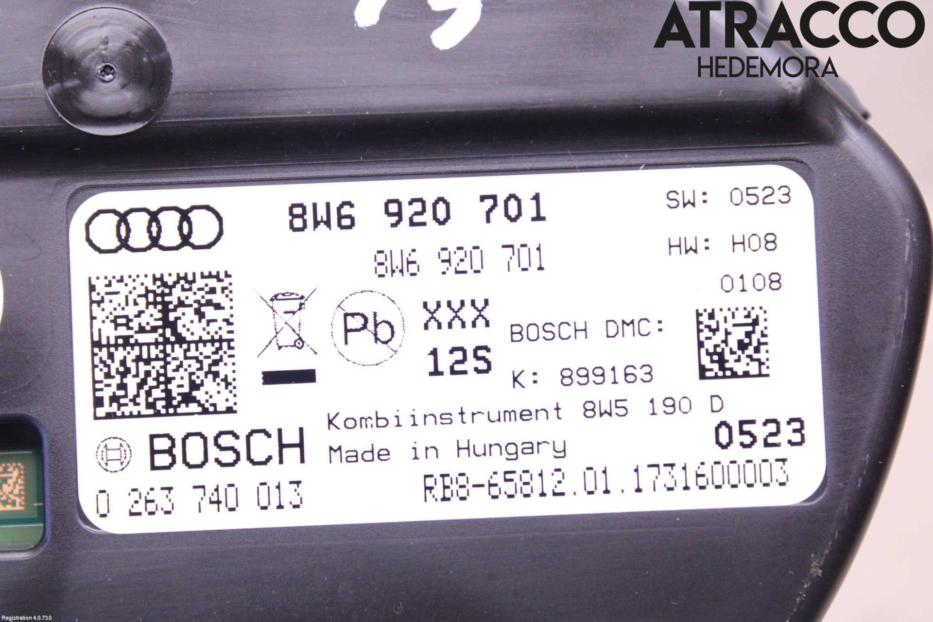 Audi A5 17- Instrument Komb