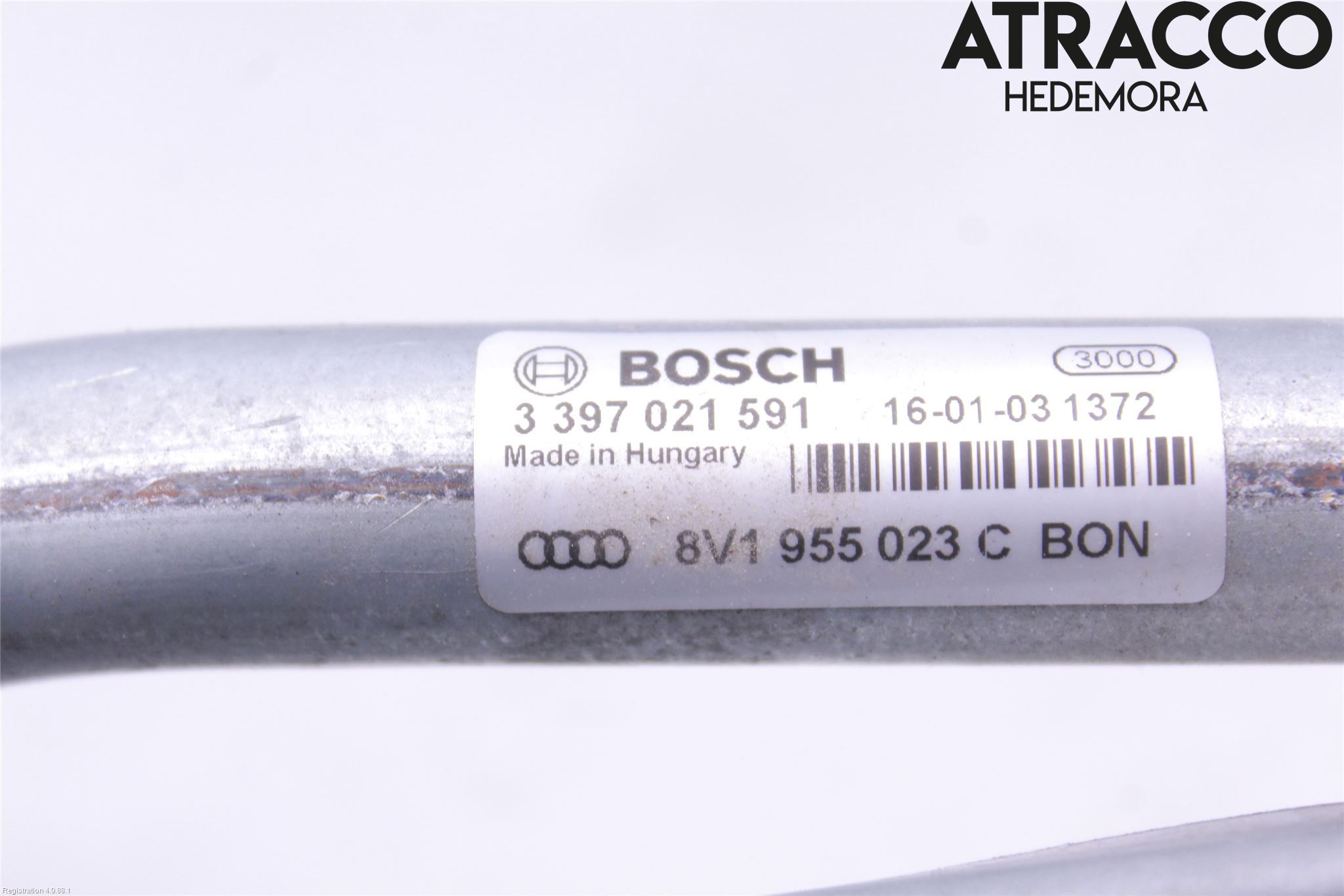 Audi A3/S3 8V 13-20 Torkarmekanism Vindruta