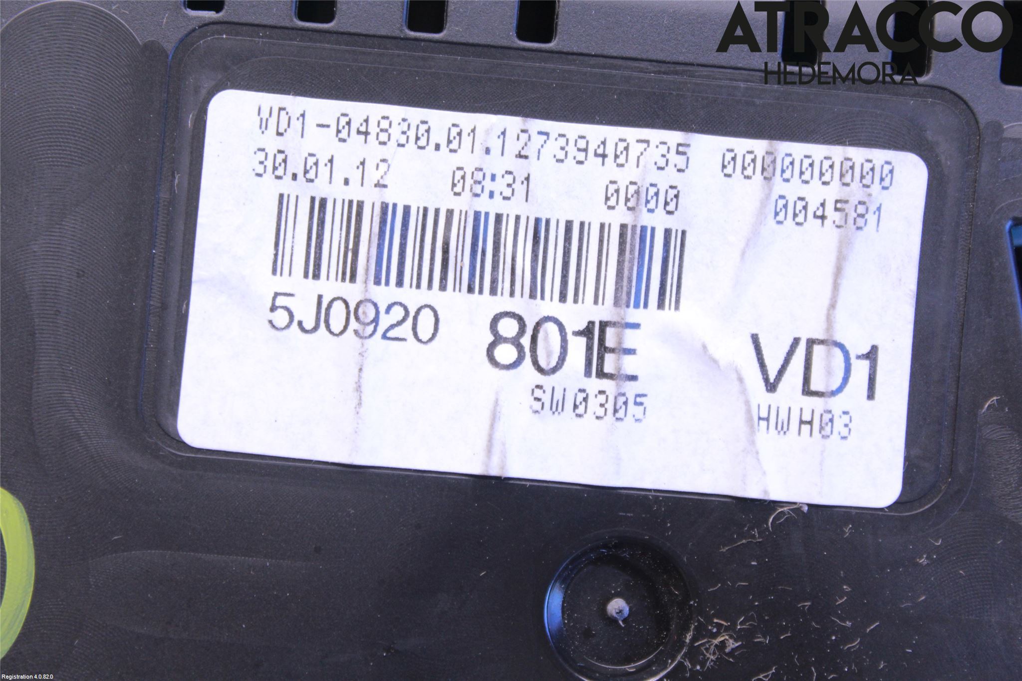 Skoda ROOMSTER Instrument Komb