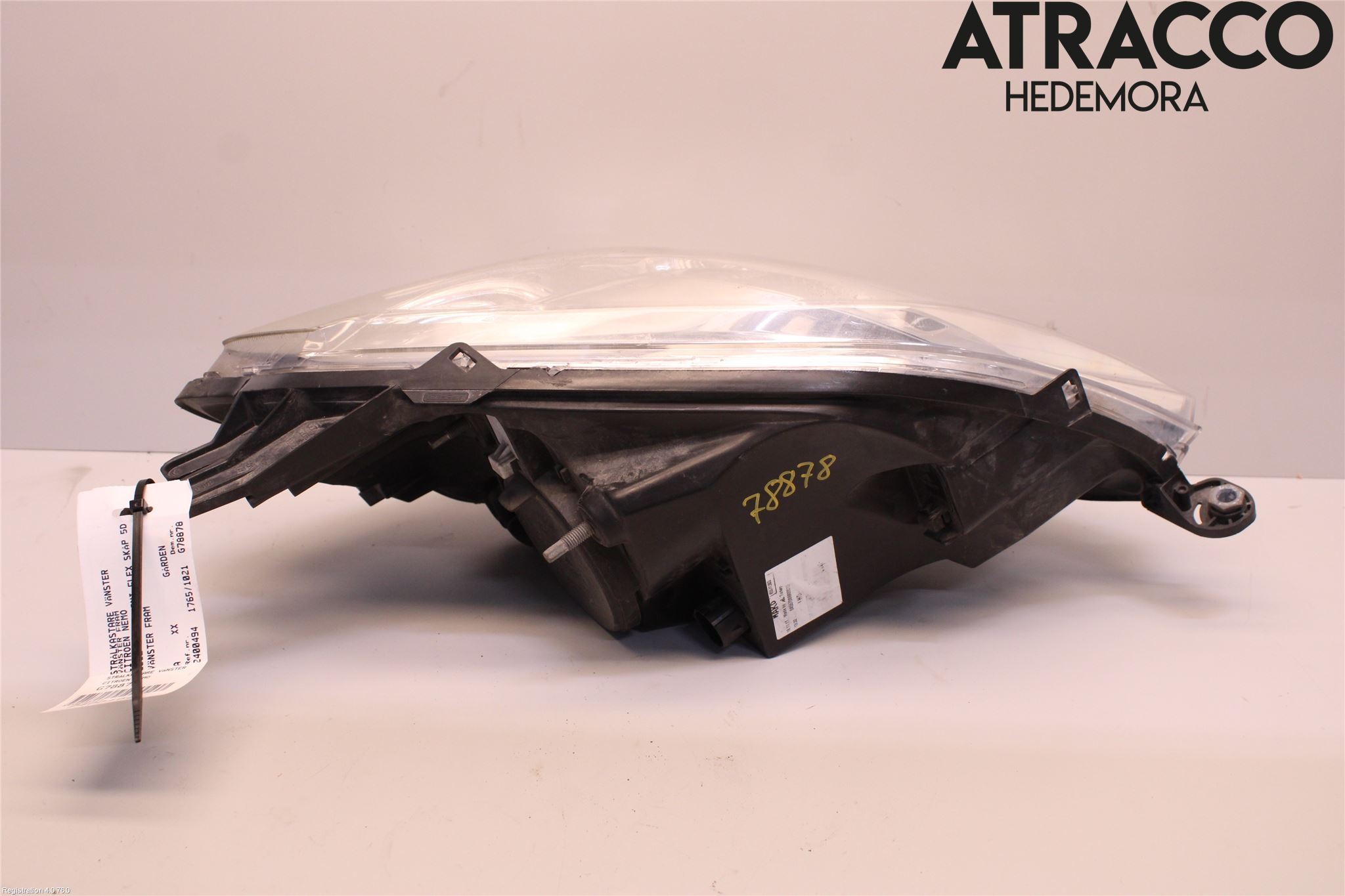 Citroen NEMO Strålkastare Vänster