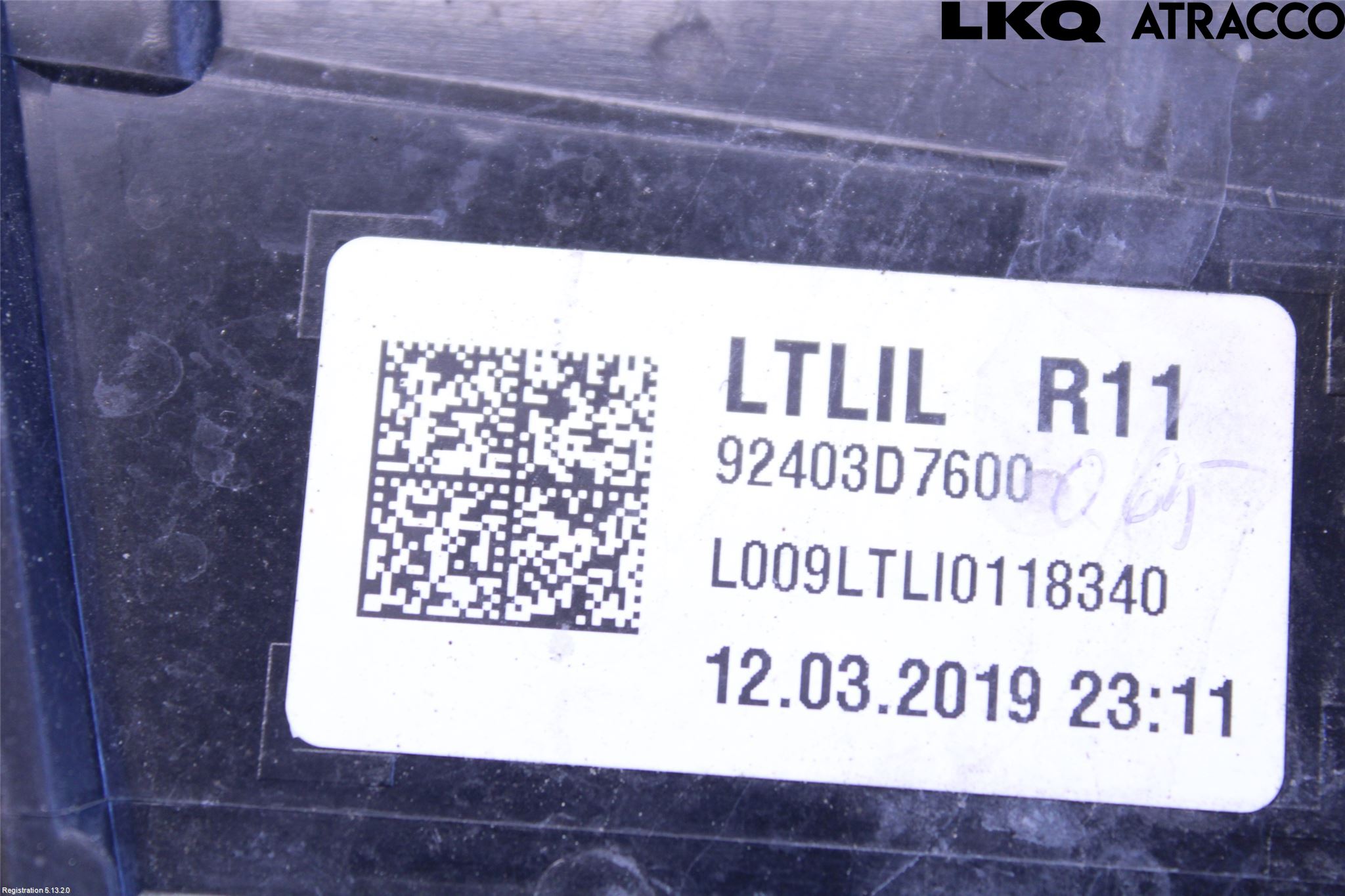 Hyundai TUCSON 05- Bakljus Lucka Vä