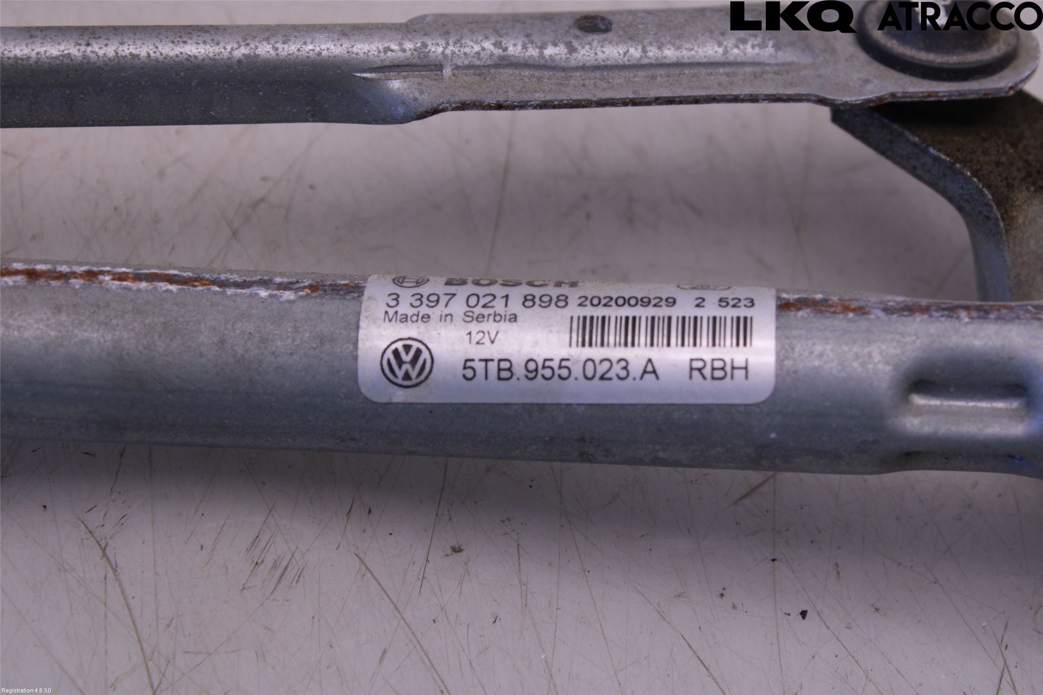 Volkswagen VW TOURAN 16- Torkarmekanism Vindruta