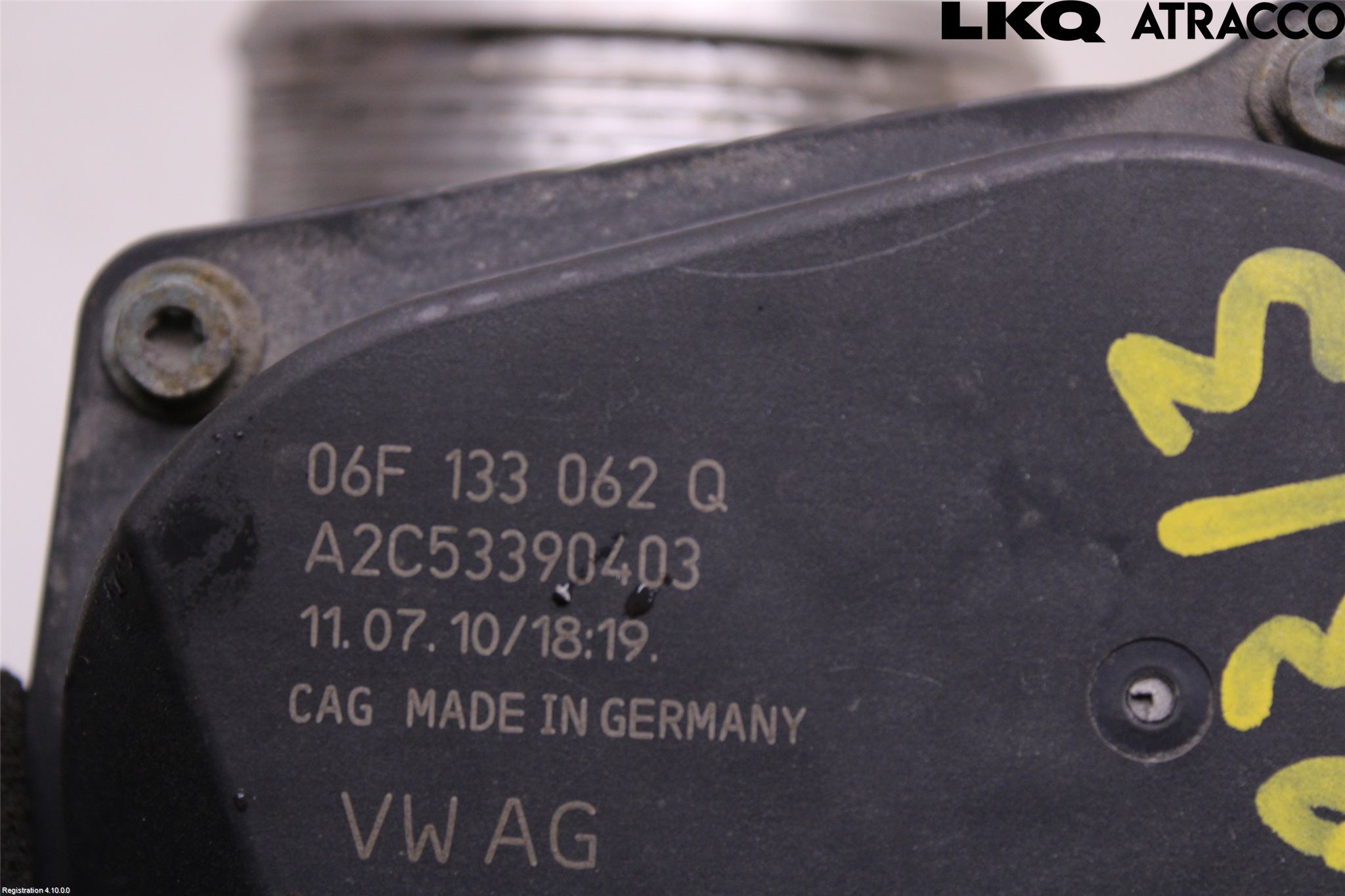 Volkswagen VW GOLF VI 09-13 Injspjällhus