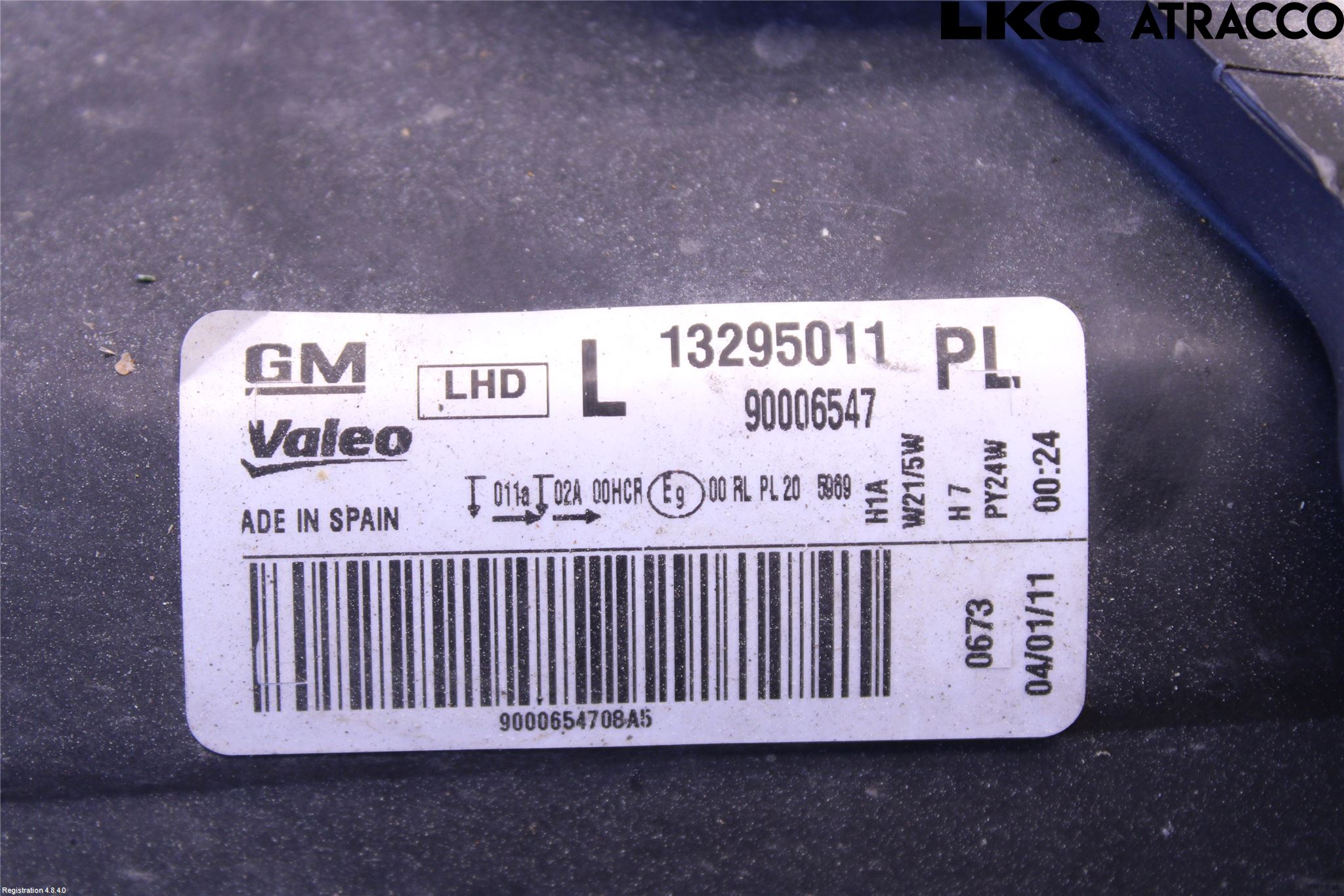 Opel CORSA D 07-14 Strålkastare Vänster