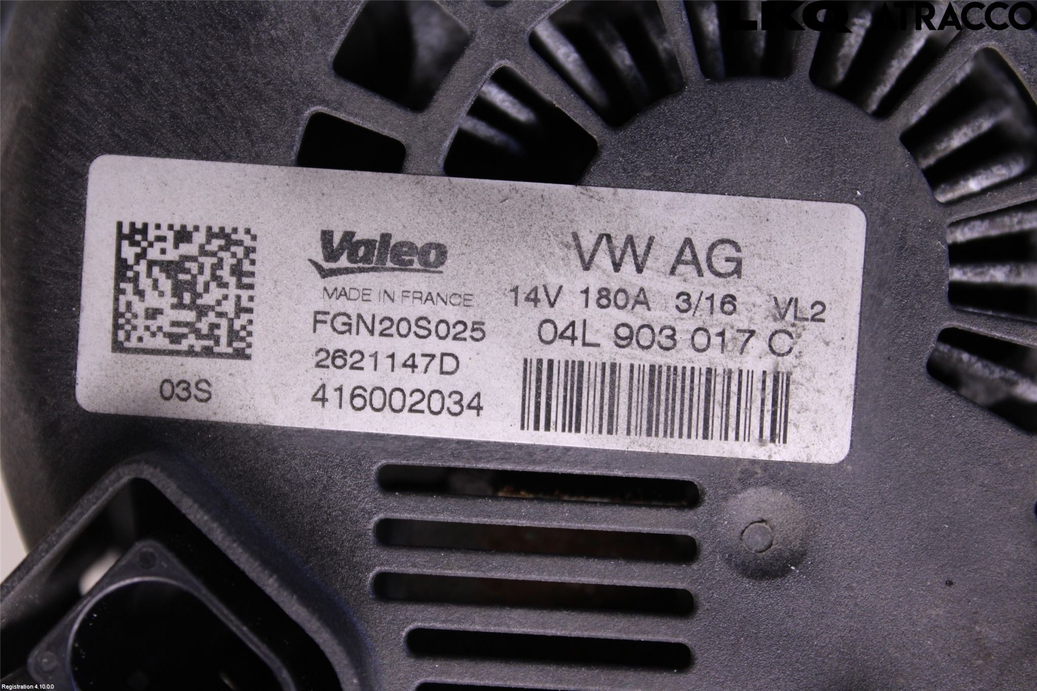Audi A6/S6 4G 11-18 Generator