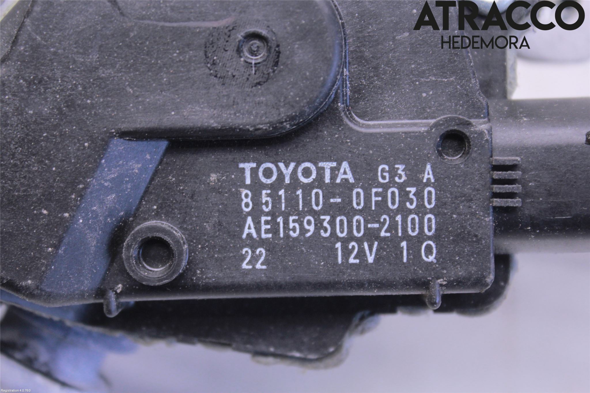 Toyota VERSO 09-18 Torkarmotor Vindruta