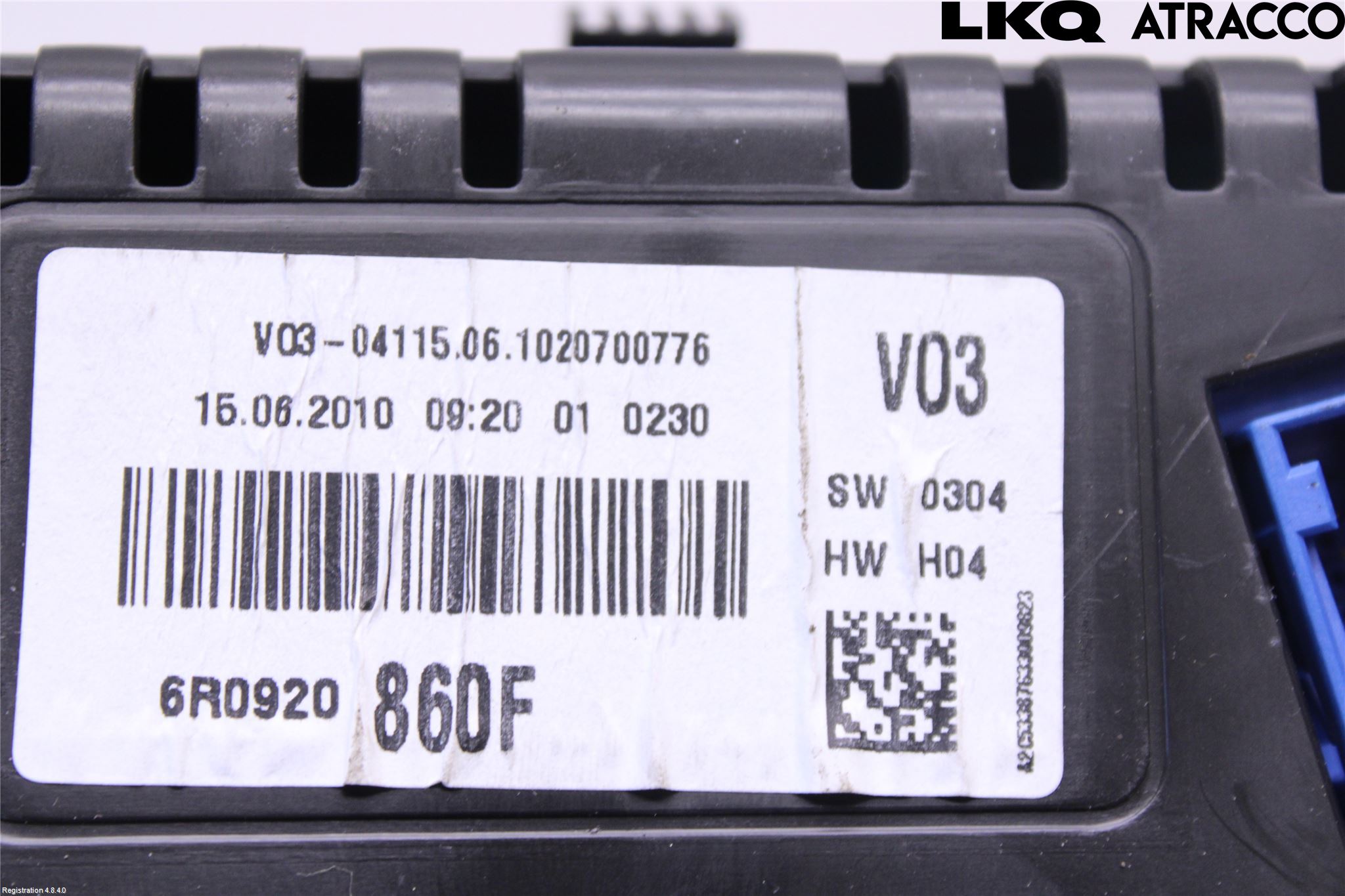 Volkswagen VW POLO 10-17 Instrument Komb
